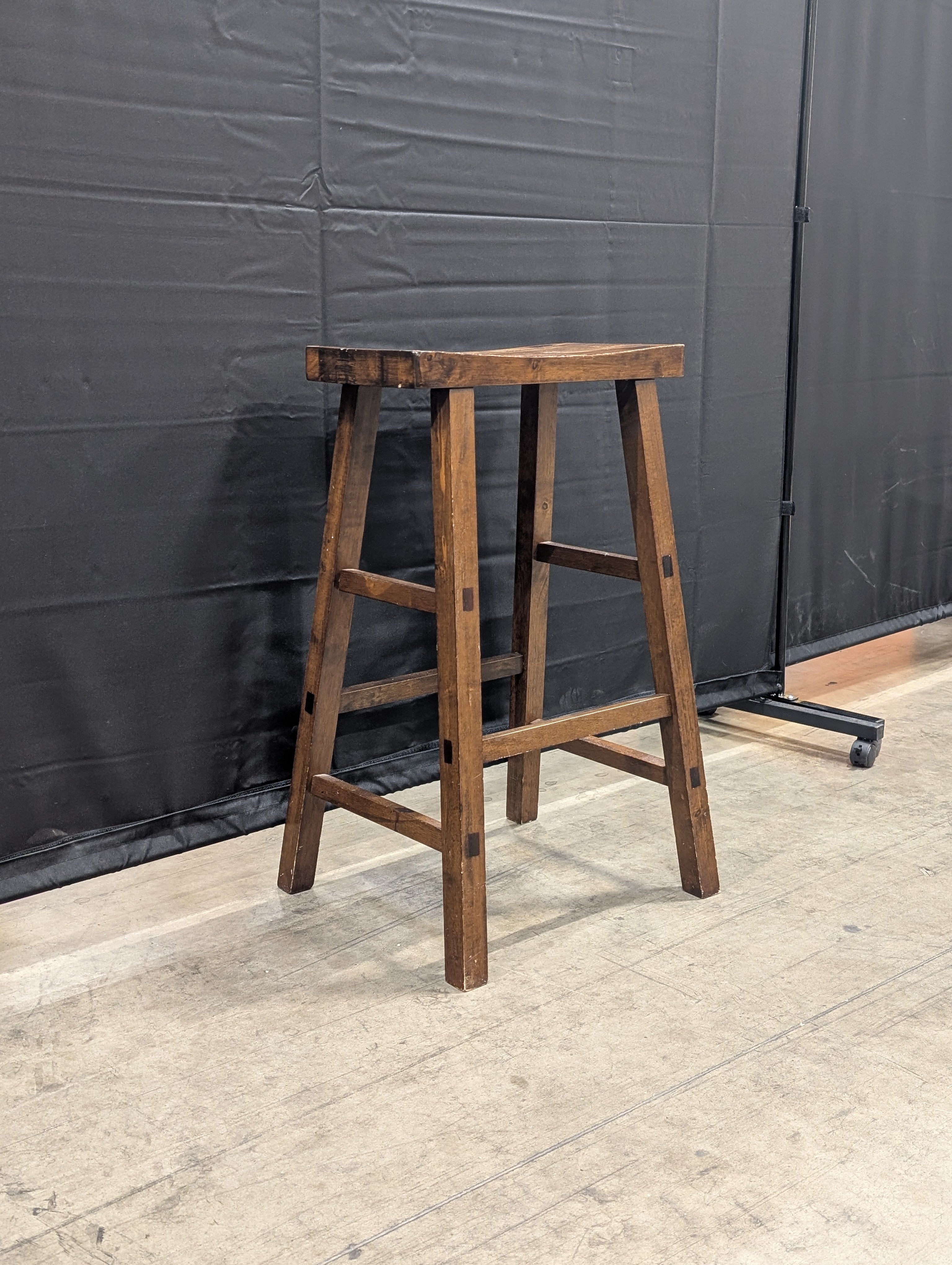 Rustic Solid Wood Linens and things Counter Stool