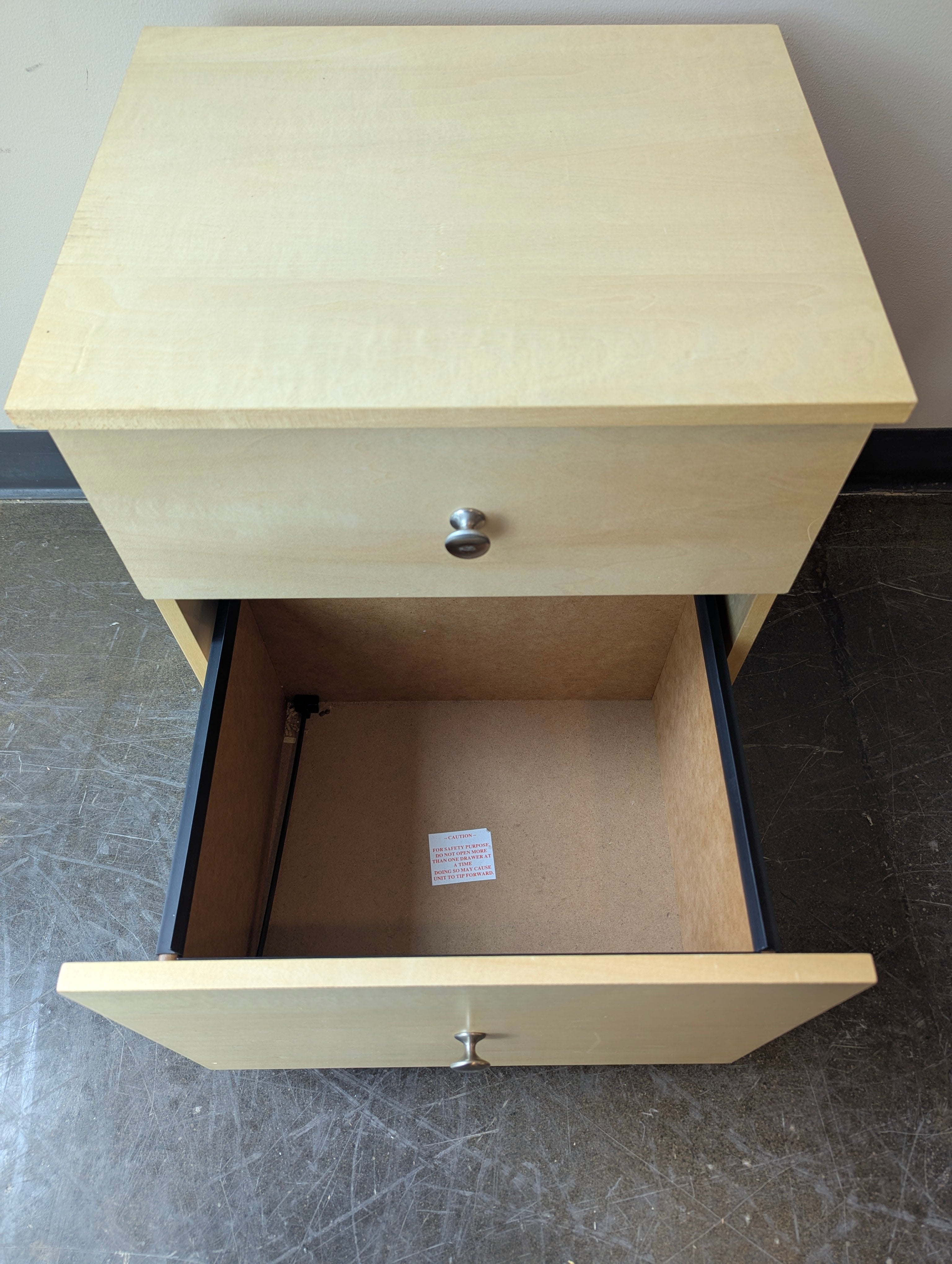 Light Wood Storage Drawers