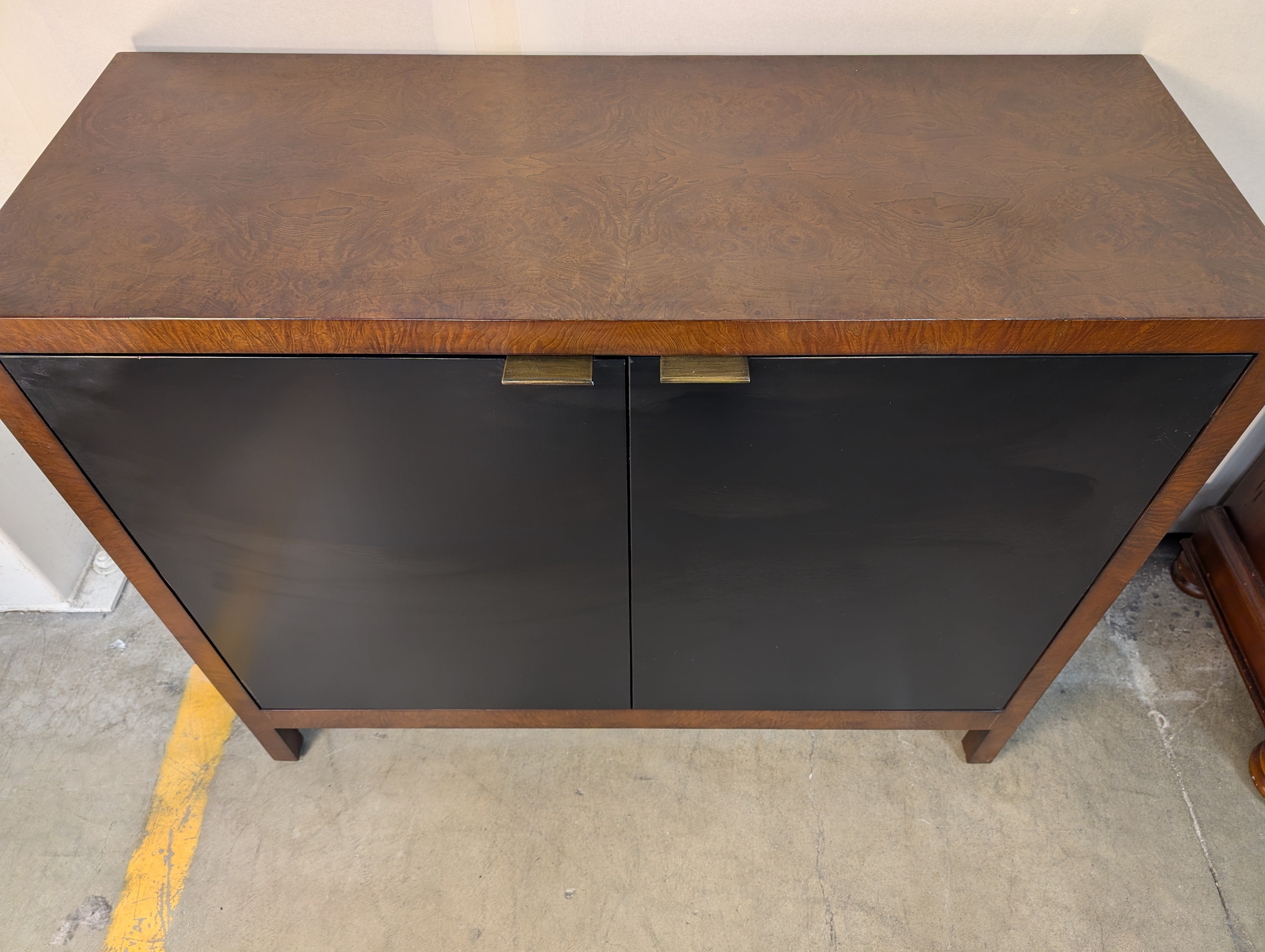 Contemporary Ballard Designs Two-Door Wood Storage Cabinet