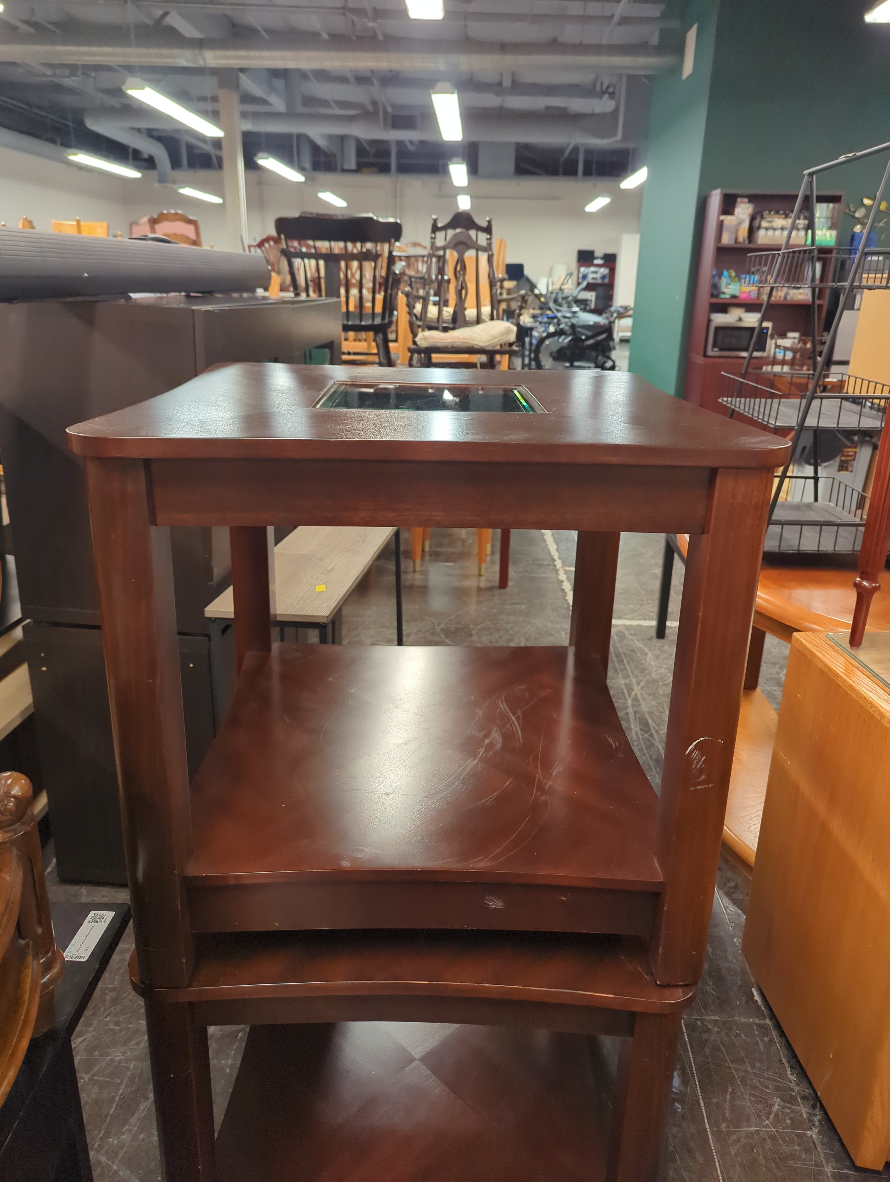 Dark Wood Side Table