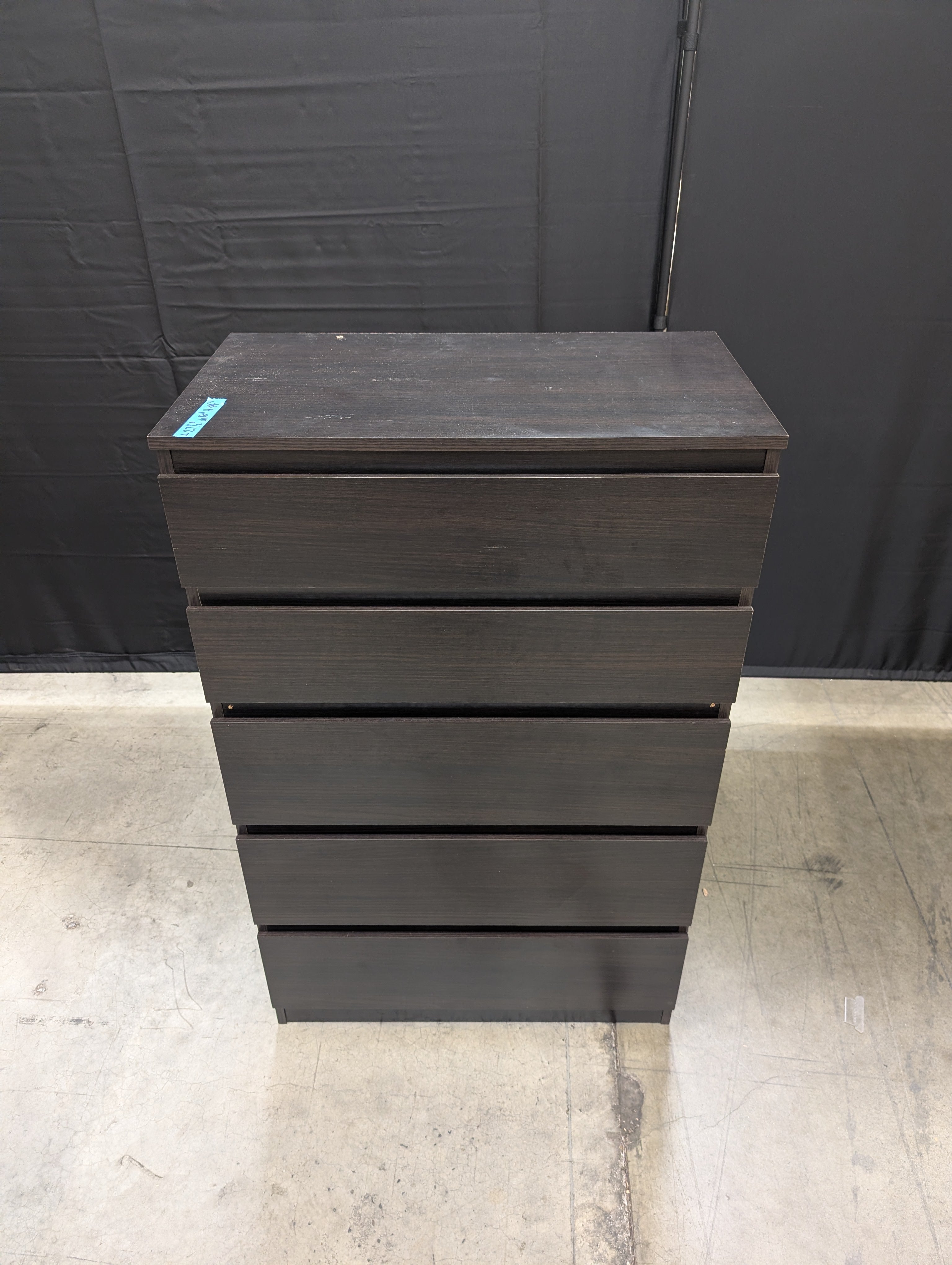 Espresso Finish Four-Drawer Storage Chest