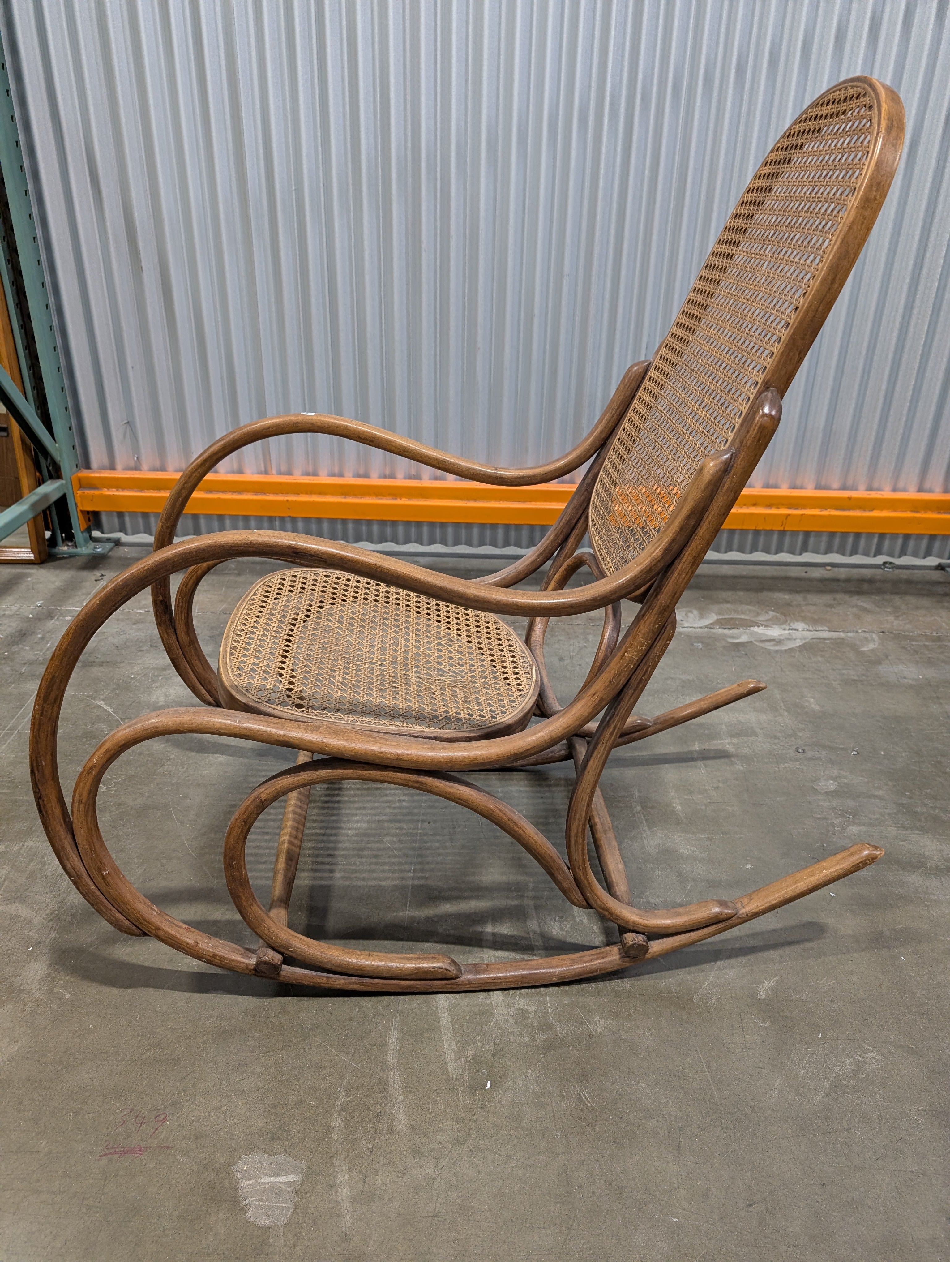 Vintage STOR-AL Wicker Rocking Chair