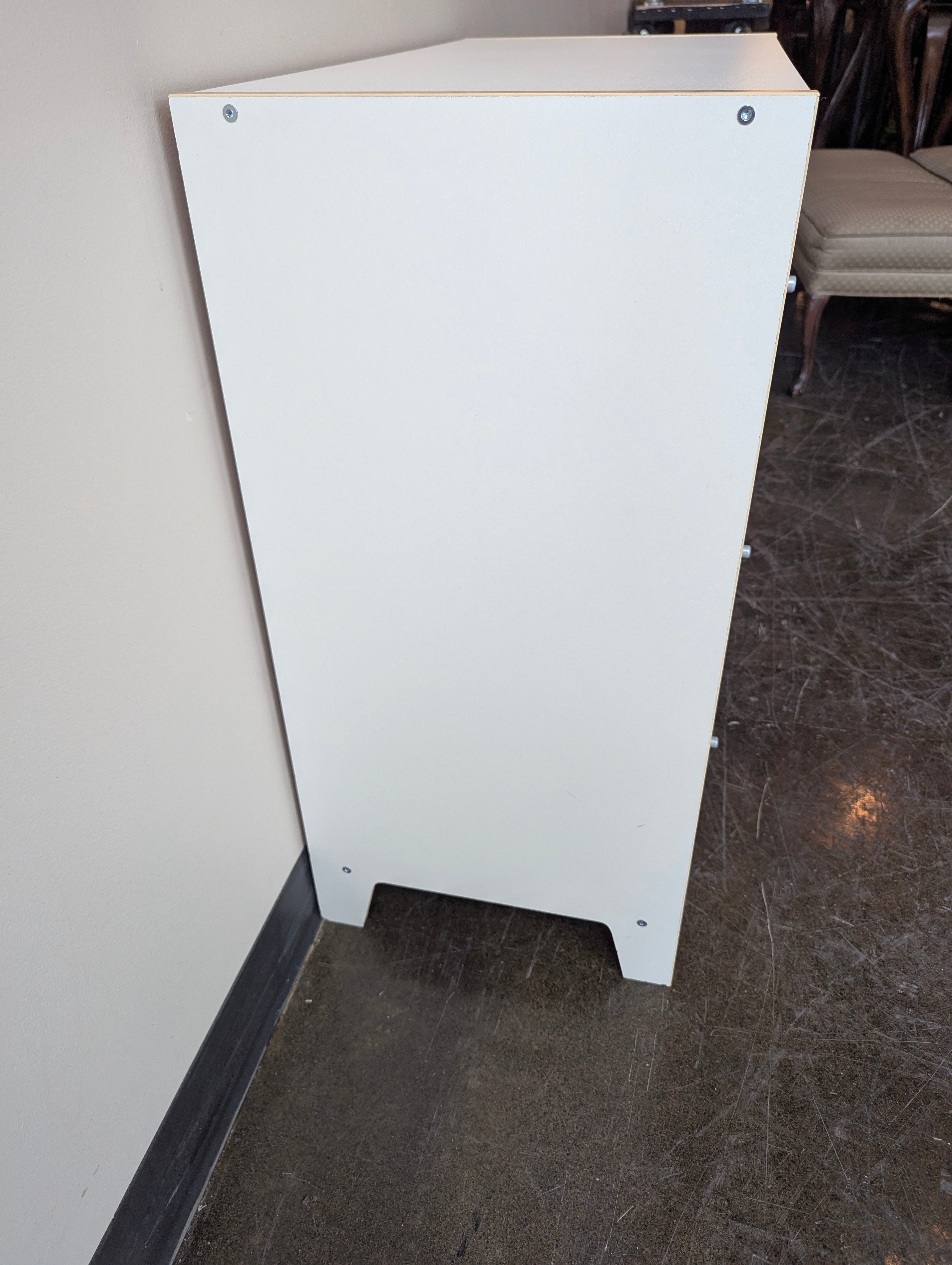 White Three Drawer Dresser