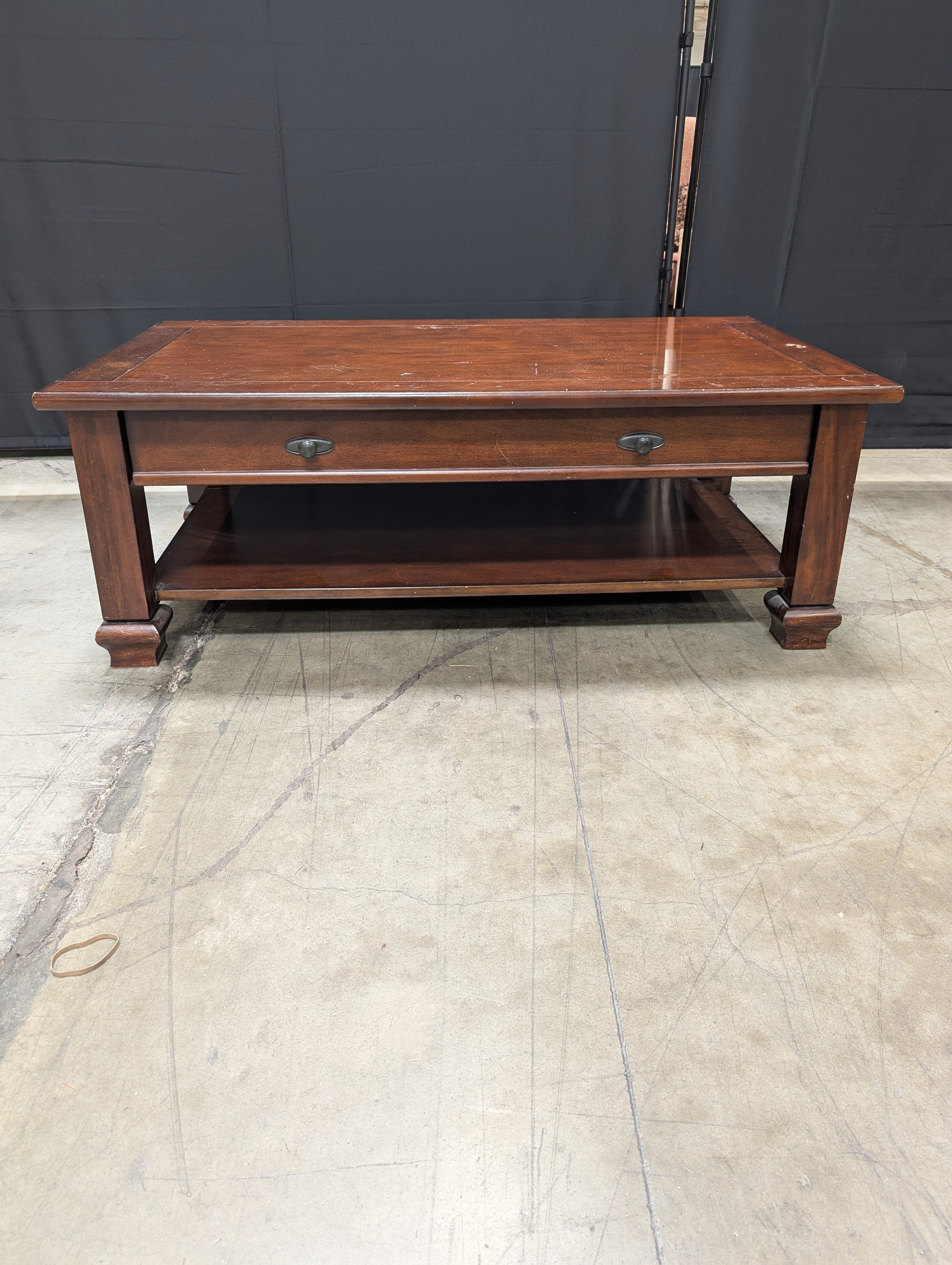 Dark Wood Ledgends Furniture coffee Table