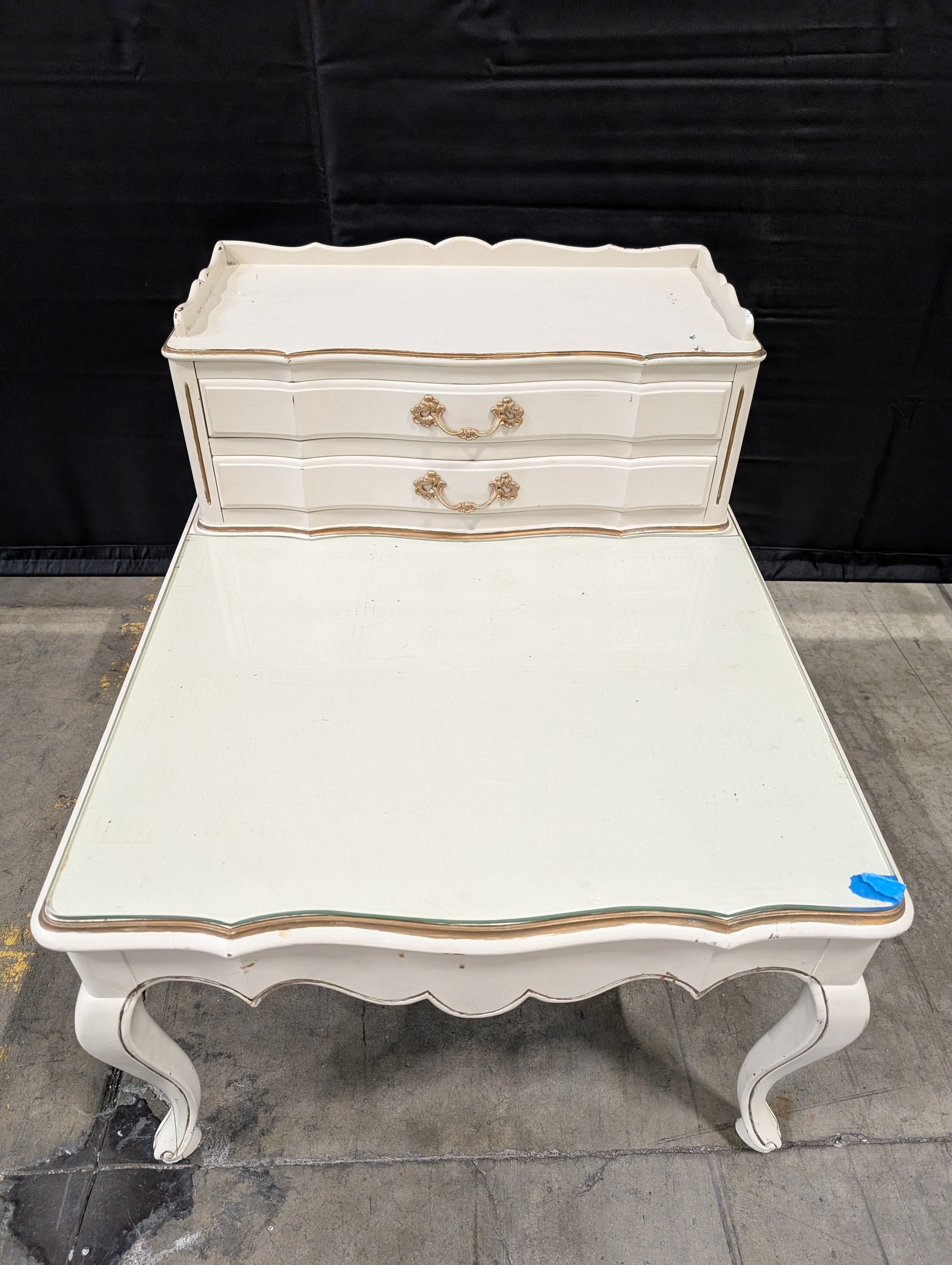 Nightstand with Curved Legs