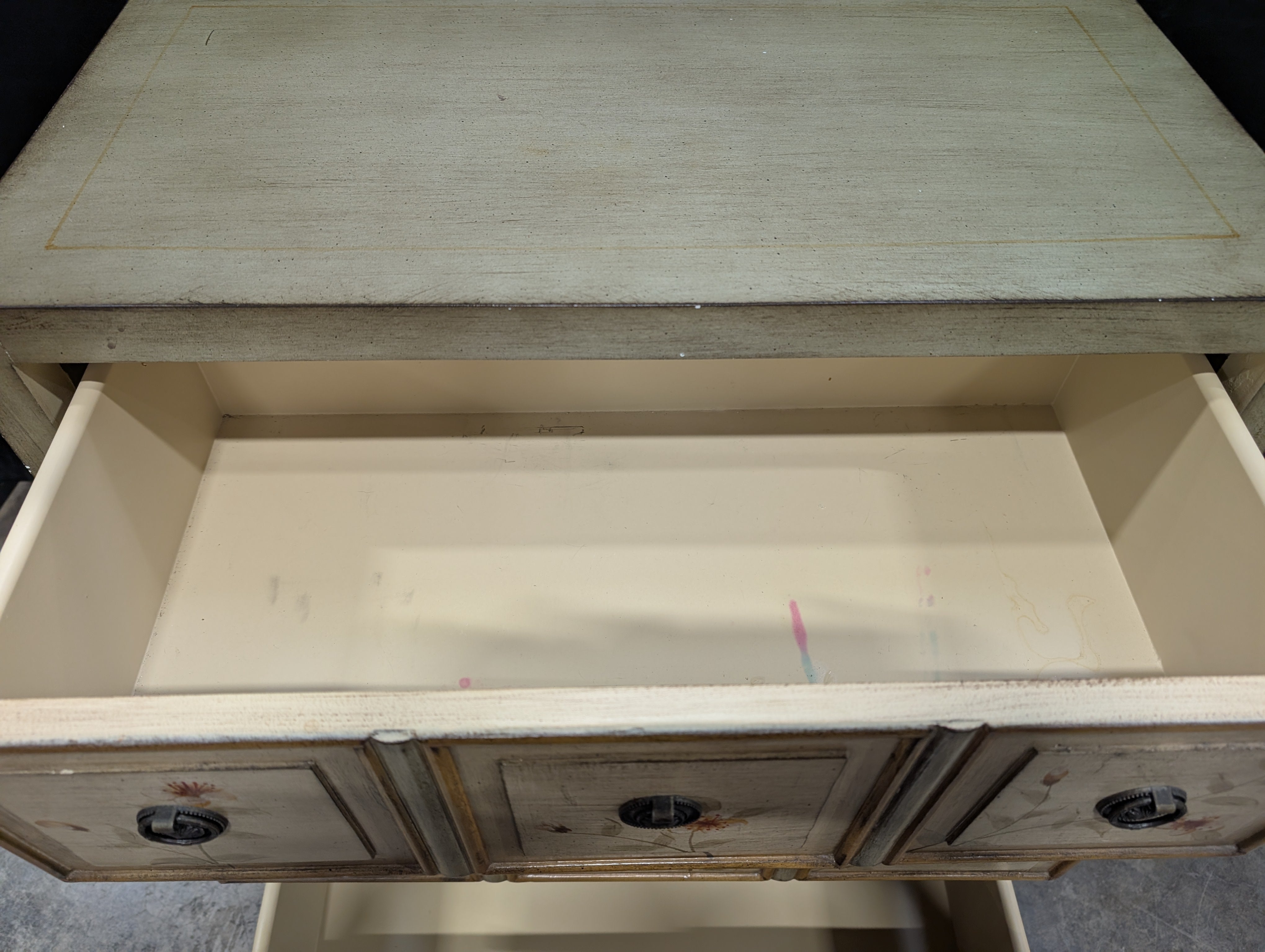 Apothecary Style Three Drawer Accent Chest