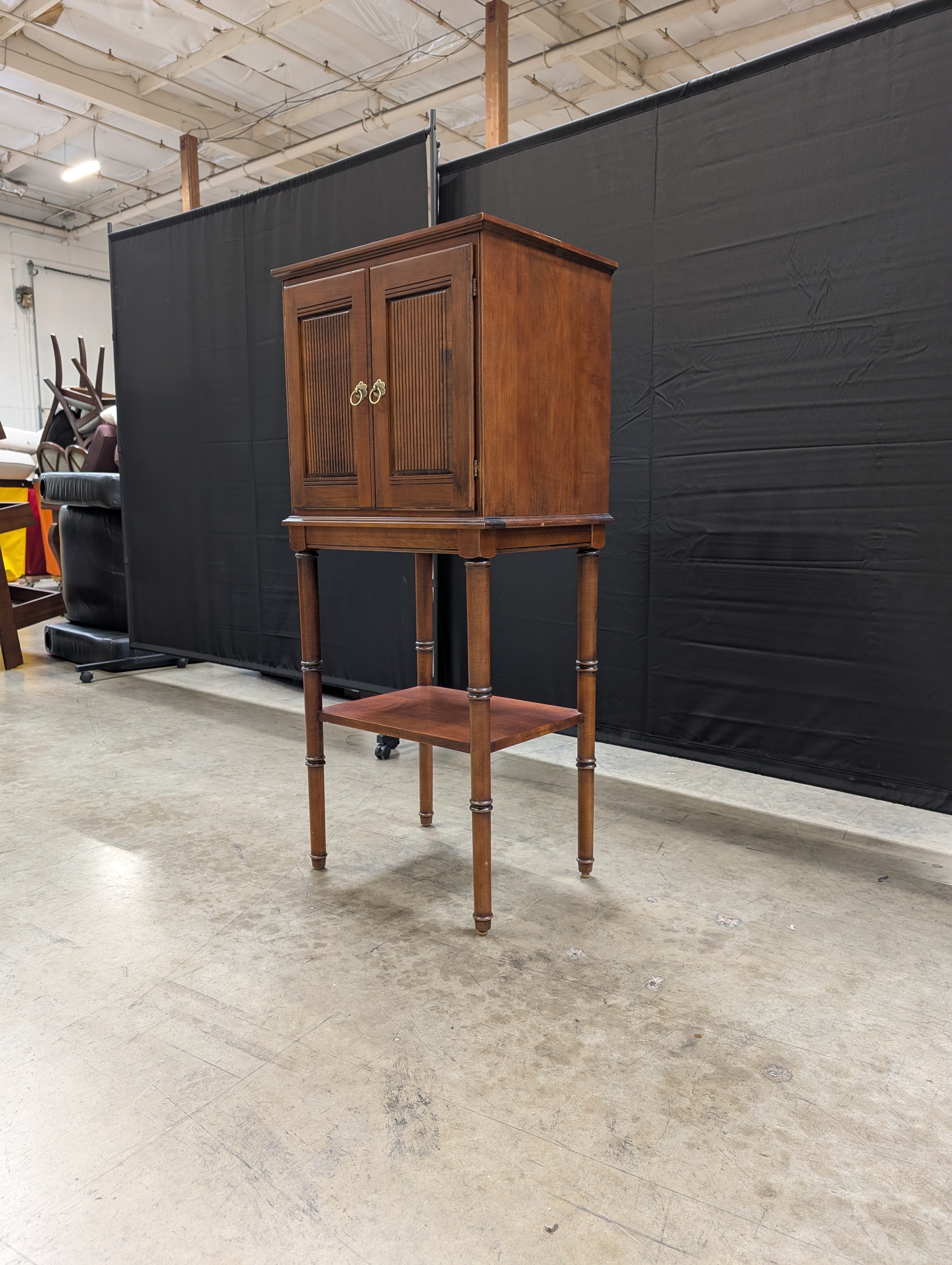 Ethan Allen Cherry Bar Cabinet