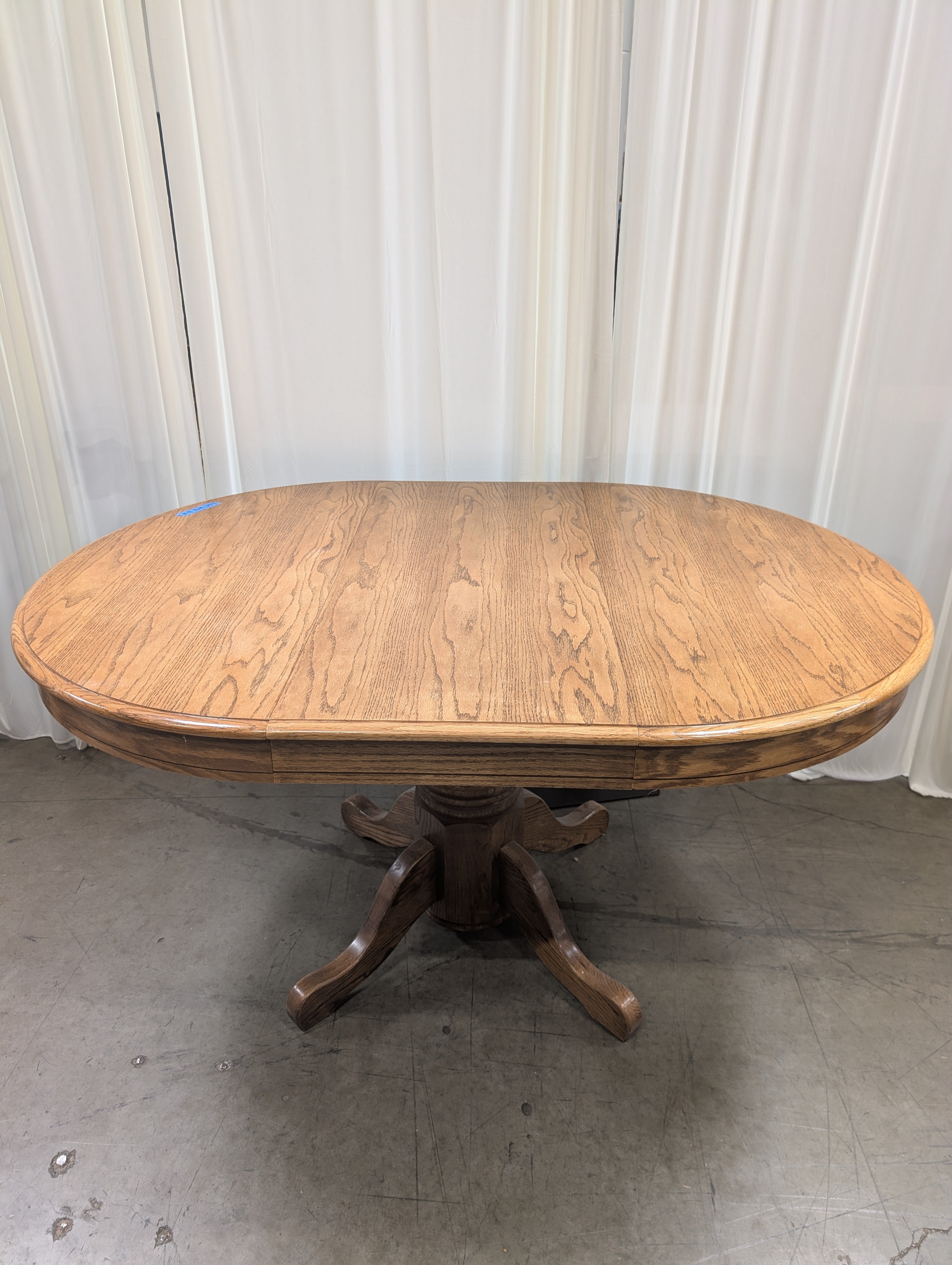 Oval Honey Oak Dining Table