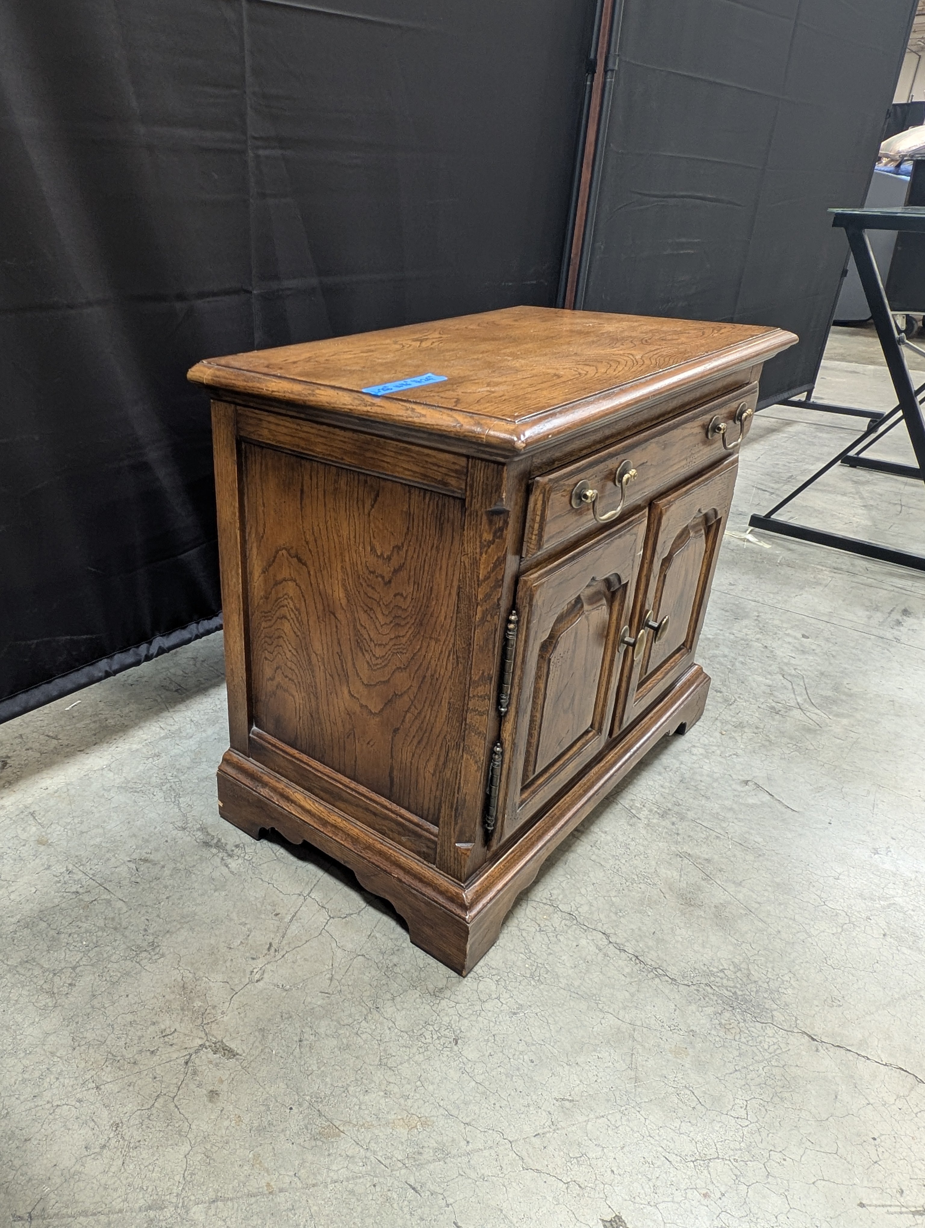 Hardwood Drexel Storage Cabinet with Paneled Doors