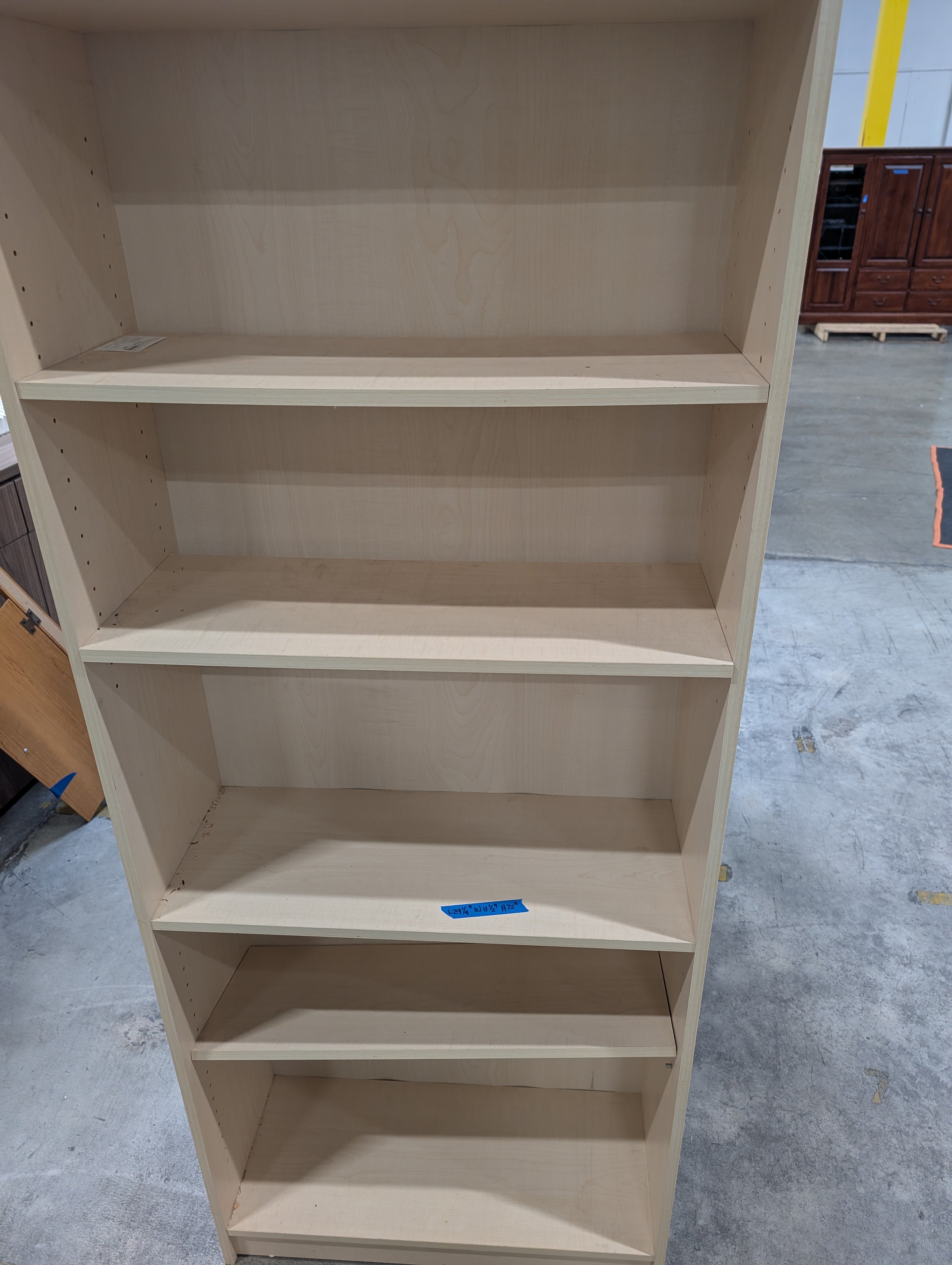 Versatile Light Wood Adjustable Bookshelf Unit