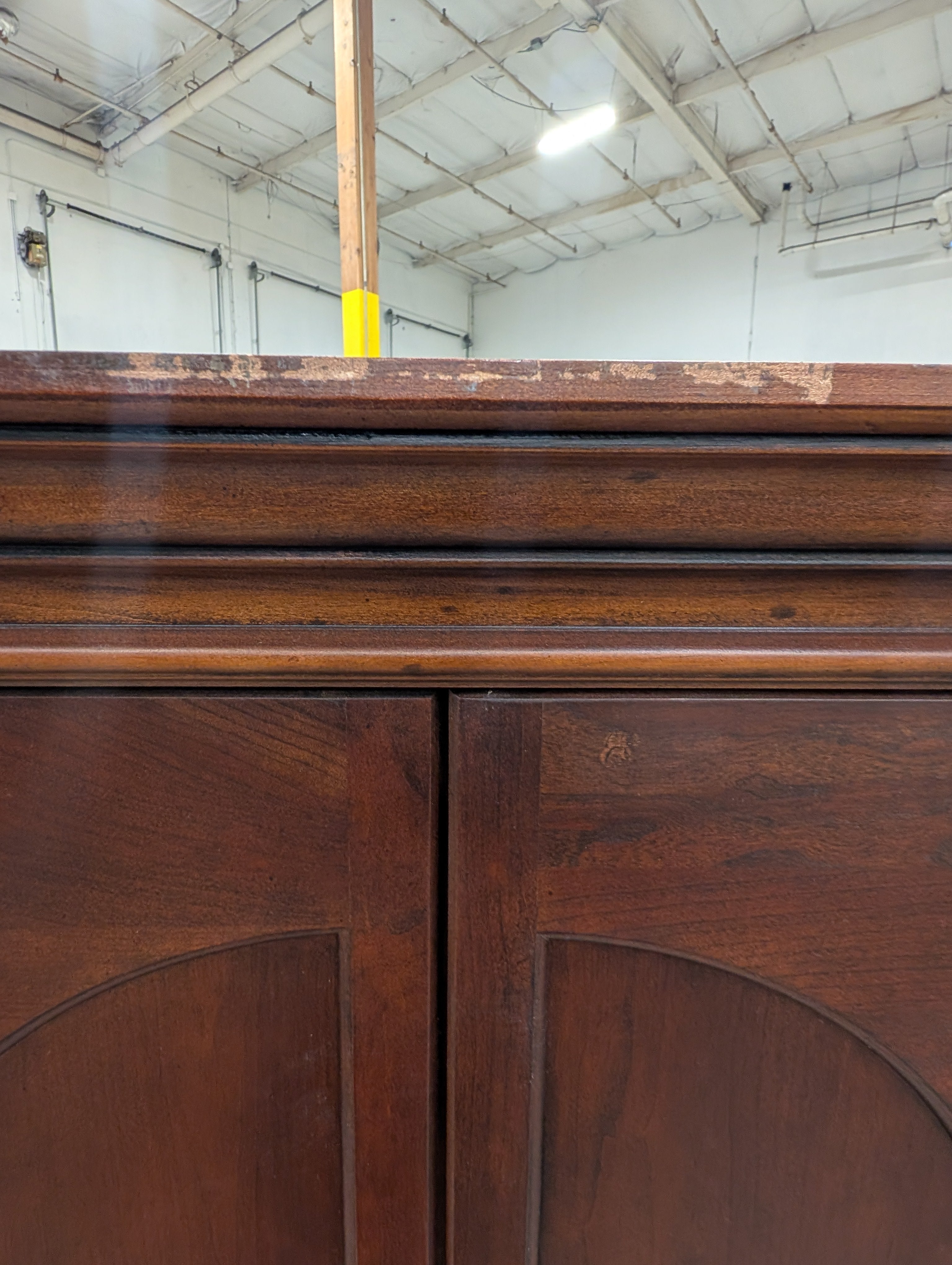 Dark Wood HEKMAN TV Armoire Cabinet