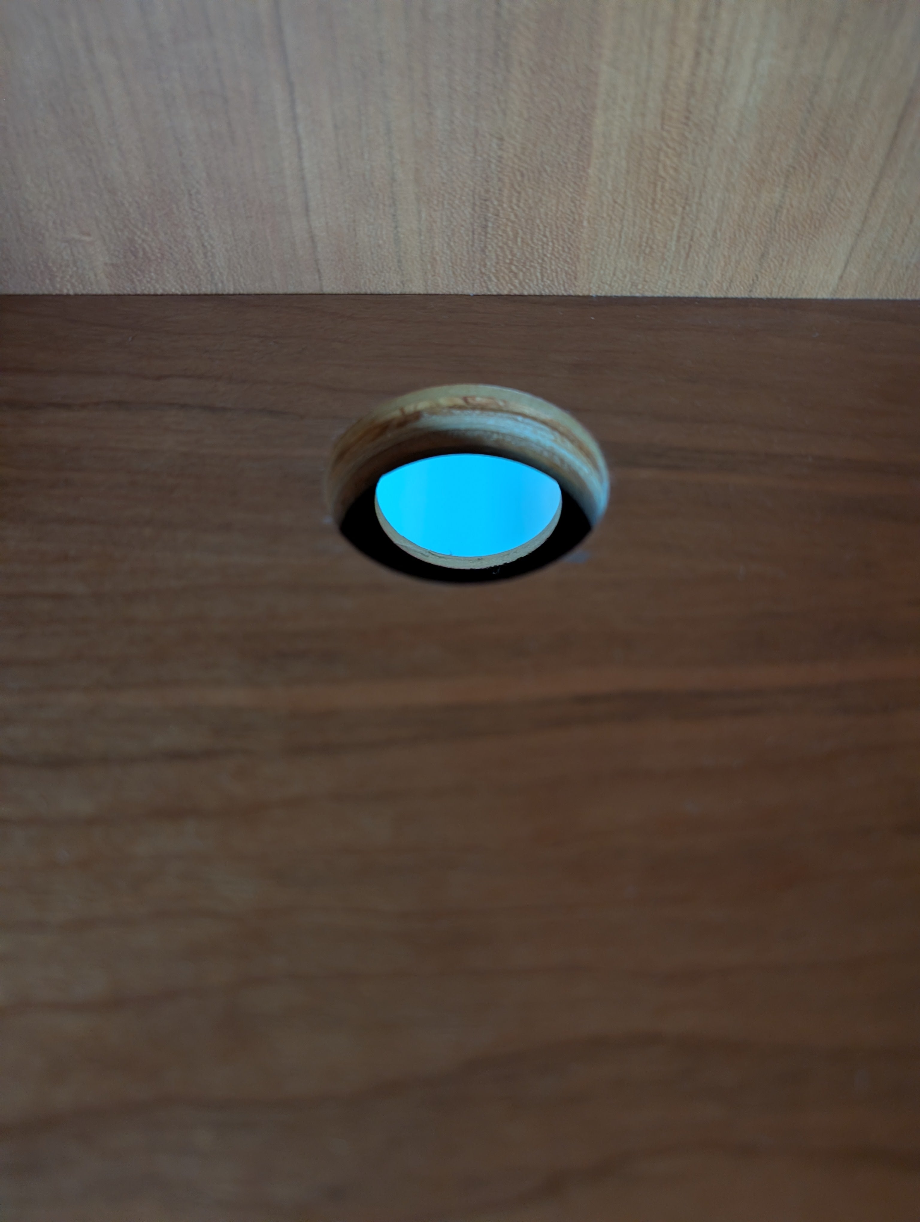 Medium Tone Wood Office Storage Cabinet with Shelves