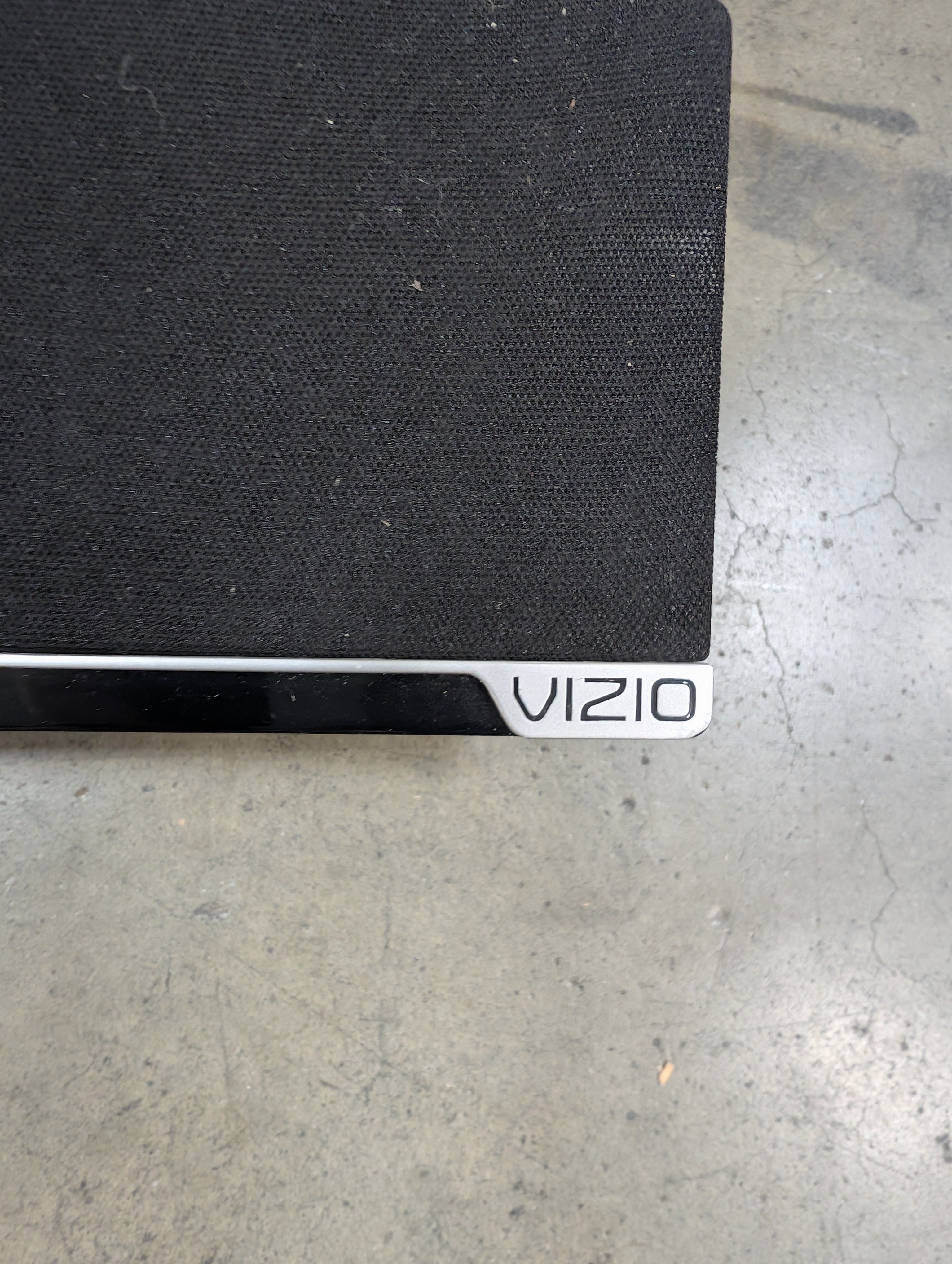 VIZIO Black Soundbar with Fabric Grille