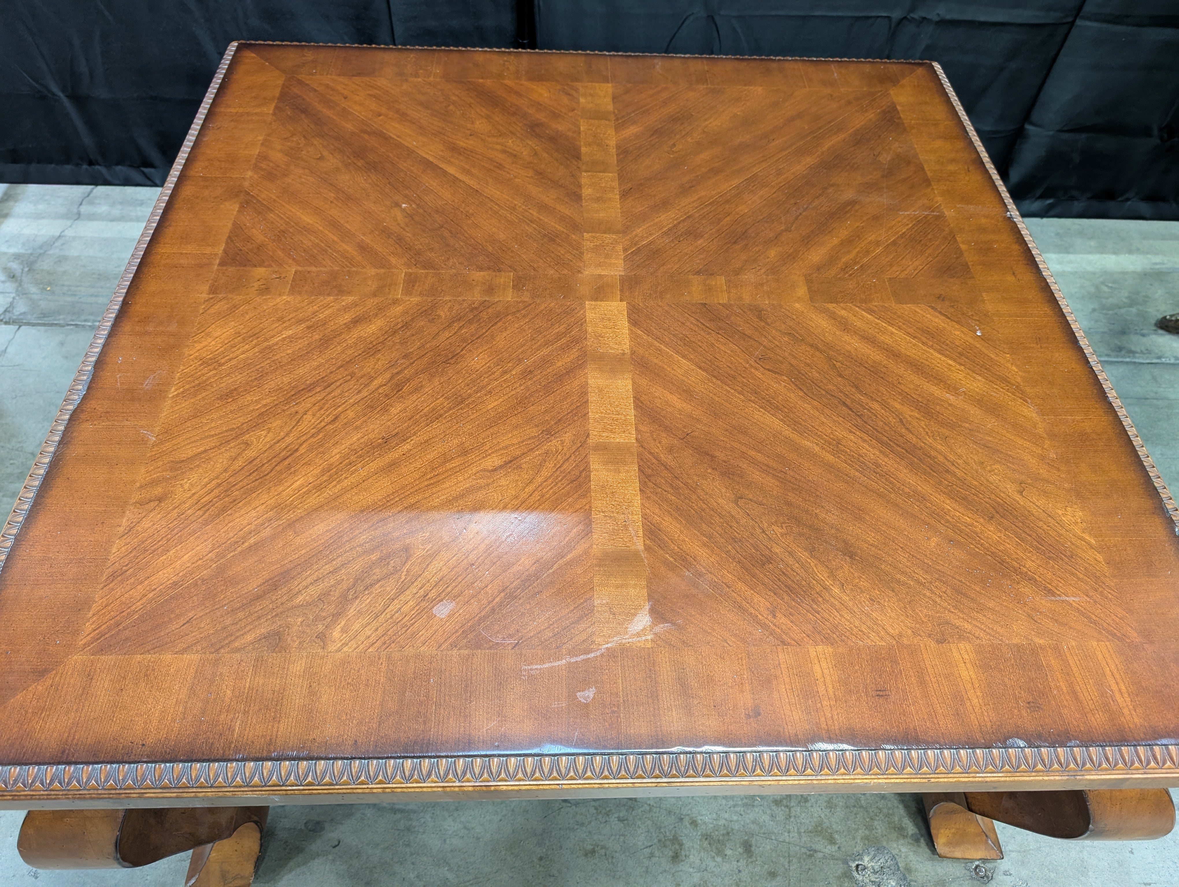 Century Furniture Clive Square Wood Cocktail Table