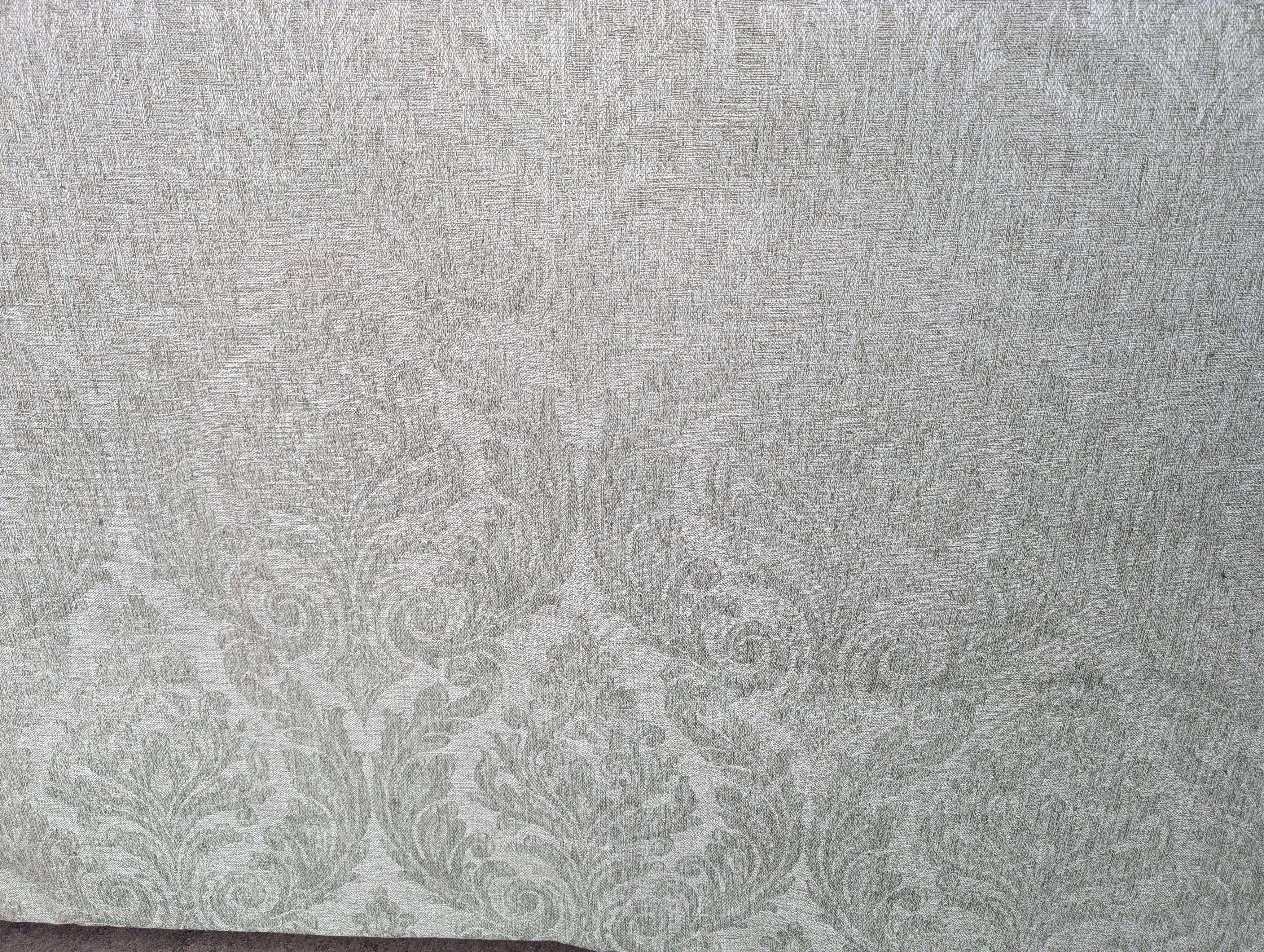 Ethan Allen Sage Green Textured Fabric Sectional Sofa Component