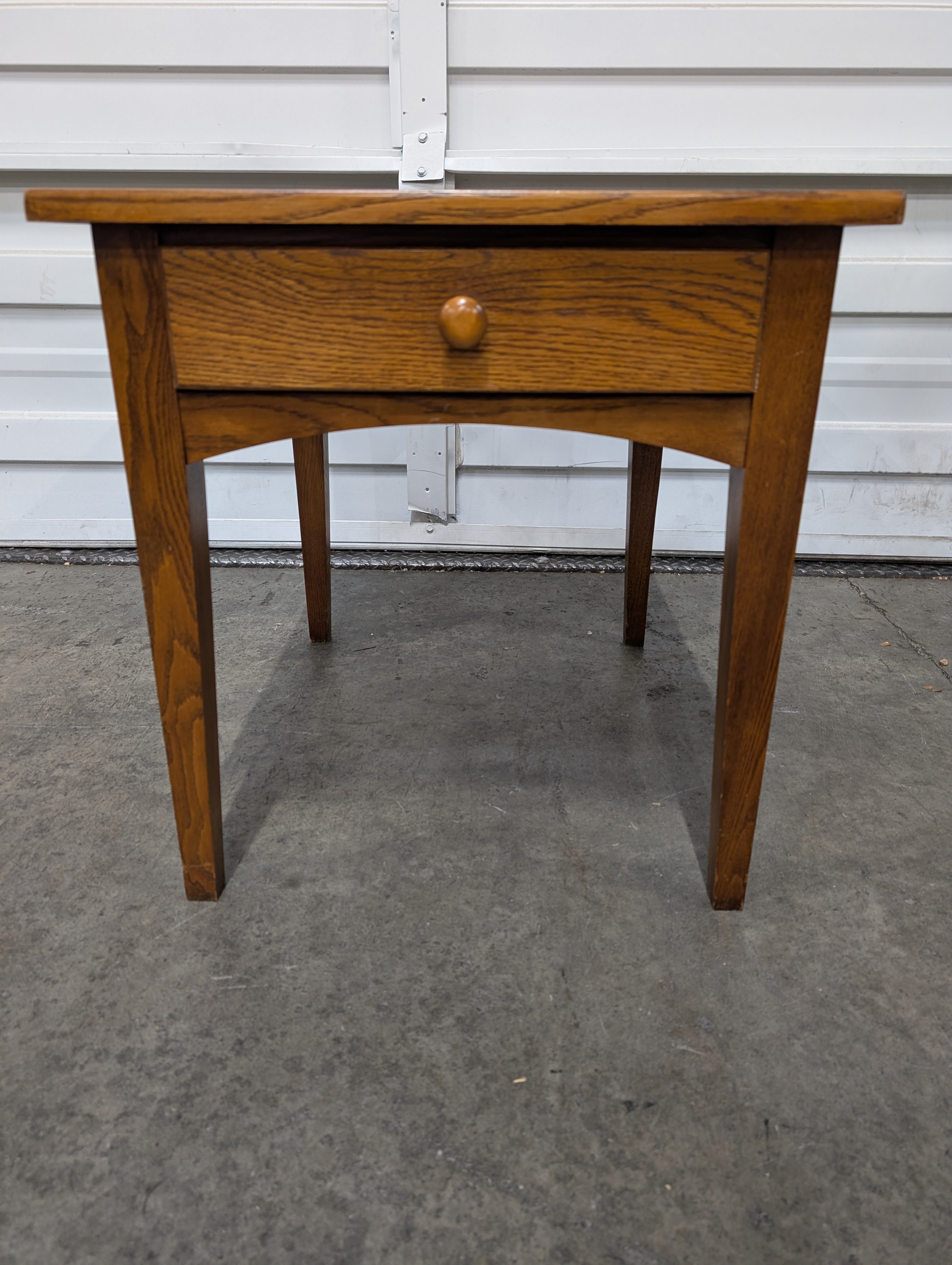 Compact Wooden Side Table with Drawer