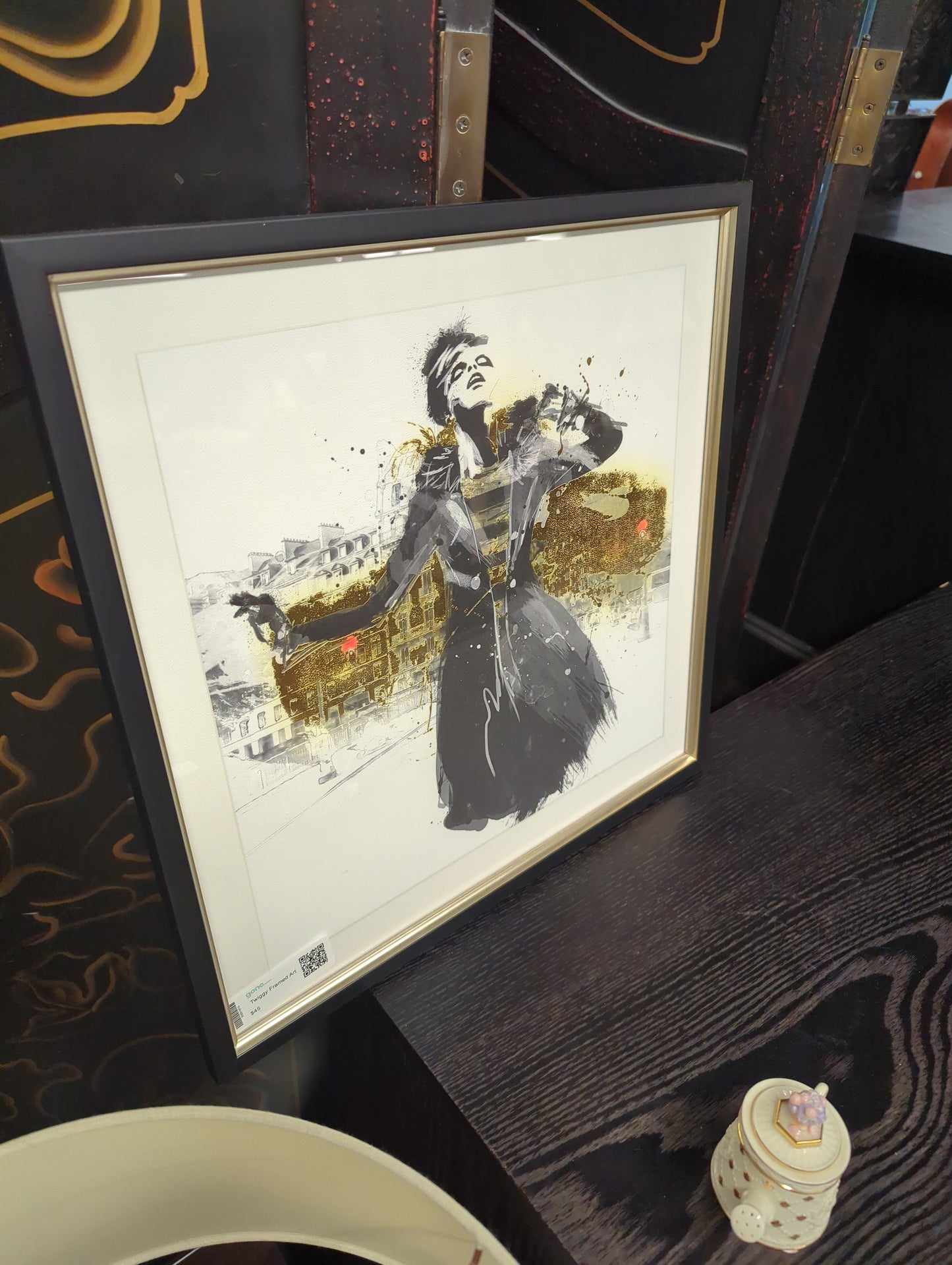 Twiggy Framed Art