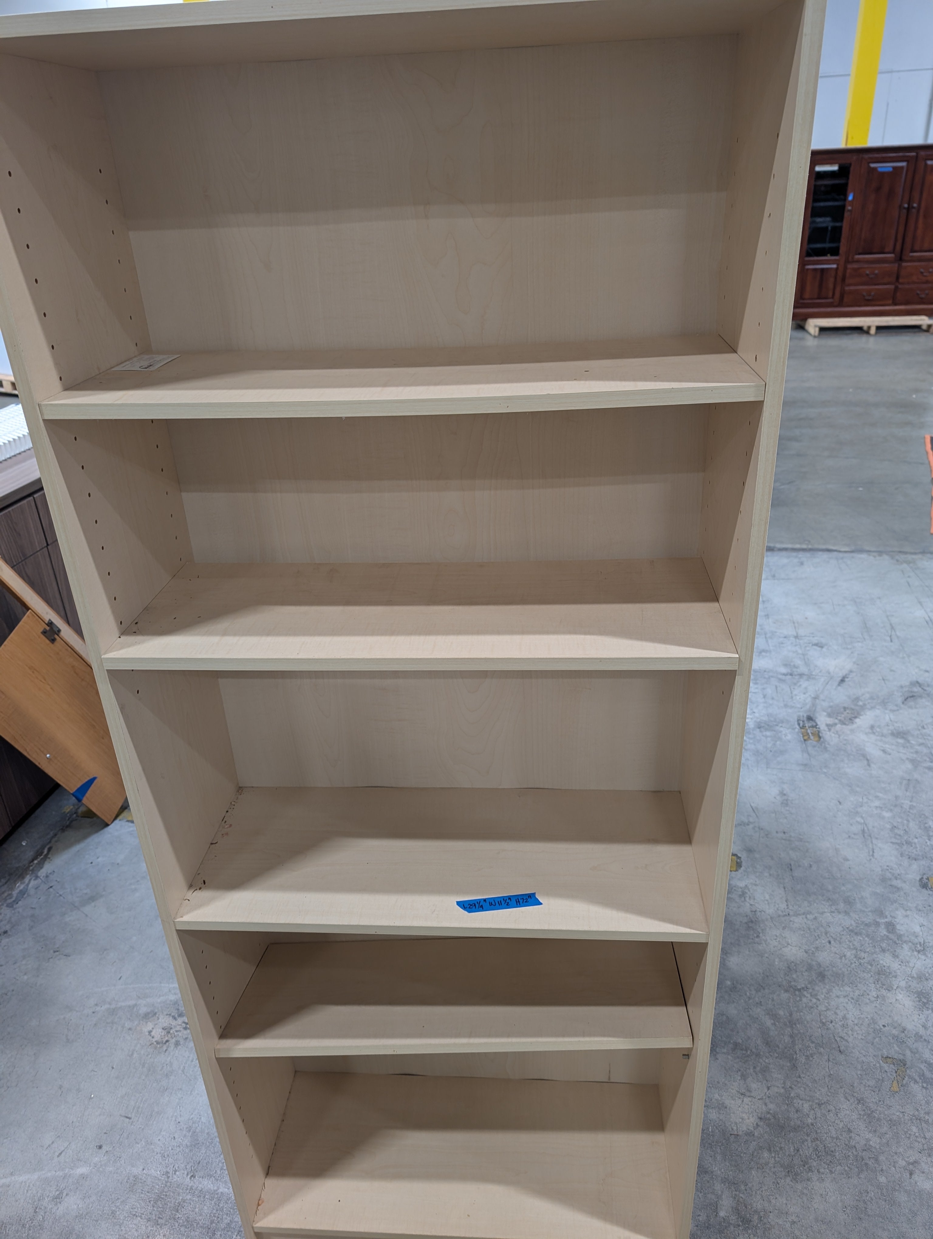 Versatile Light Wood Adjustable Bookshelf Unit