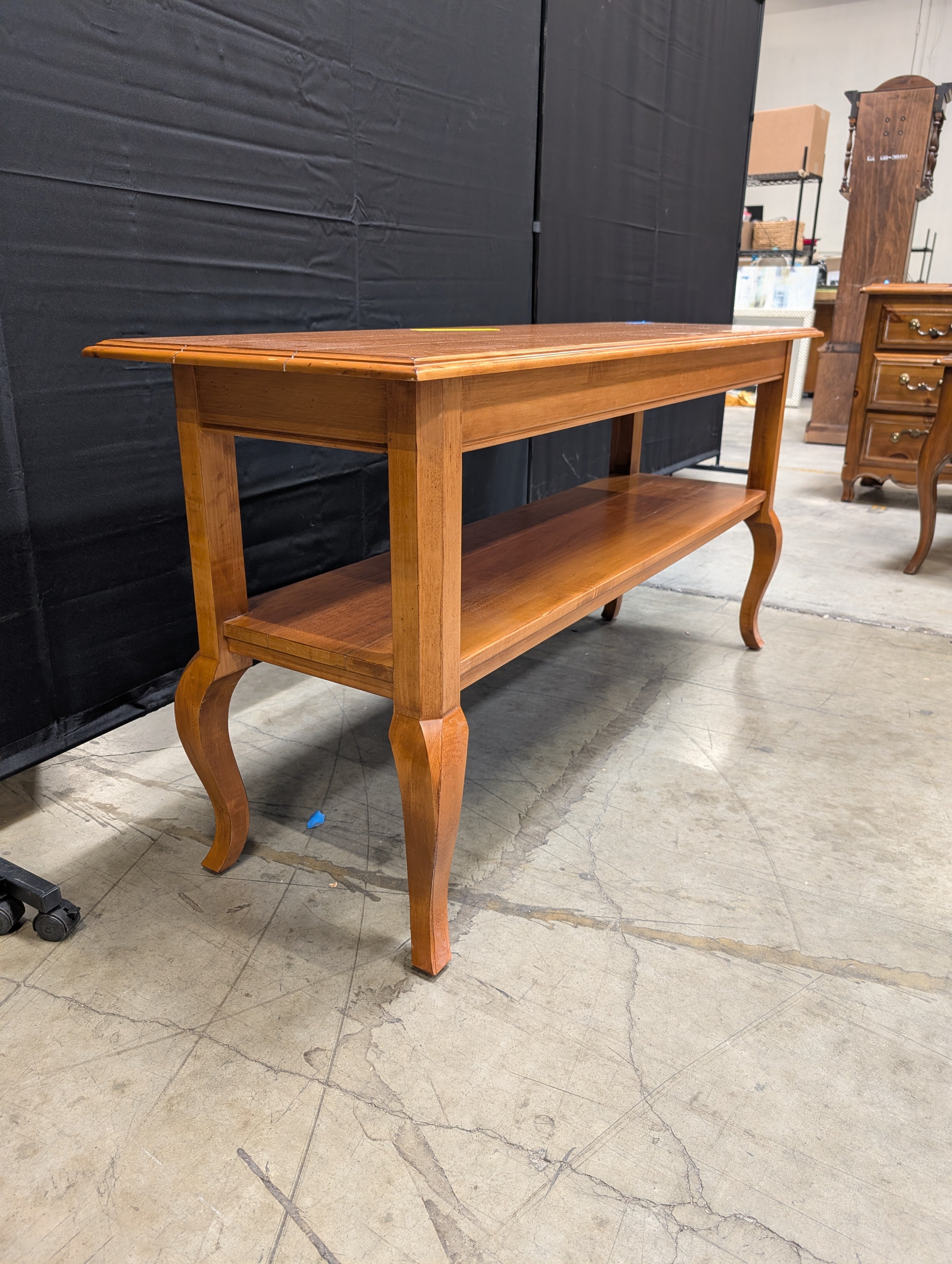 Ethan Allen Legacy Collection Wood Console Table