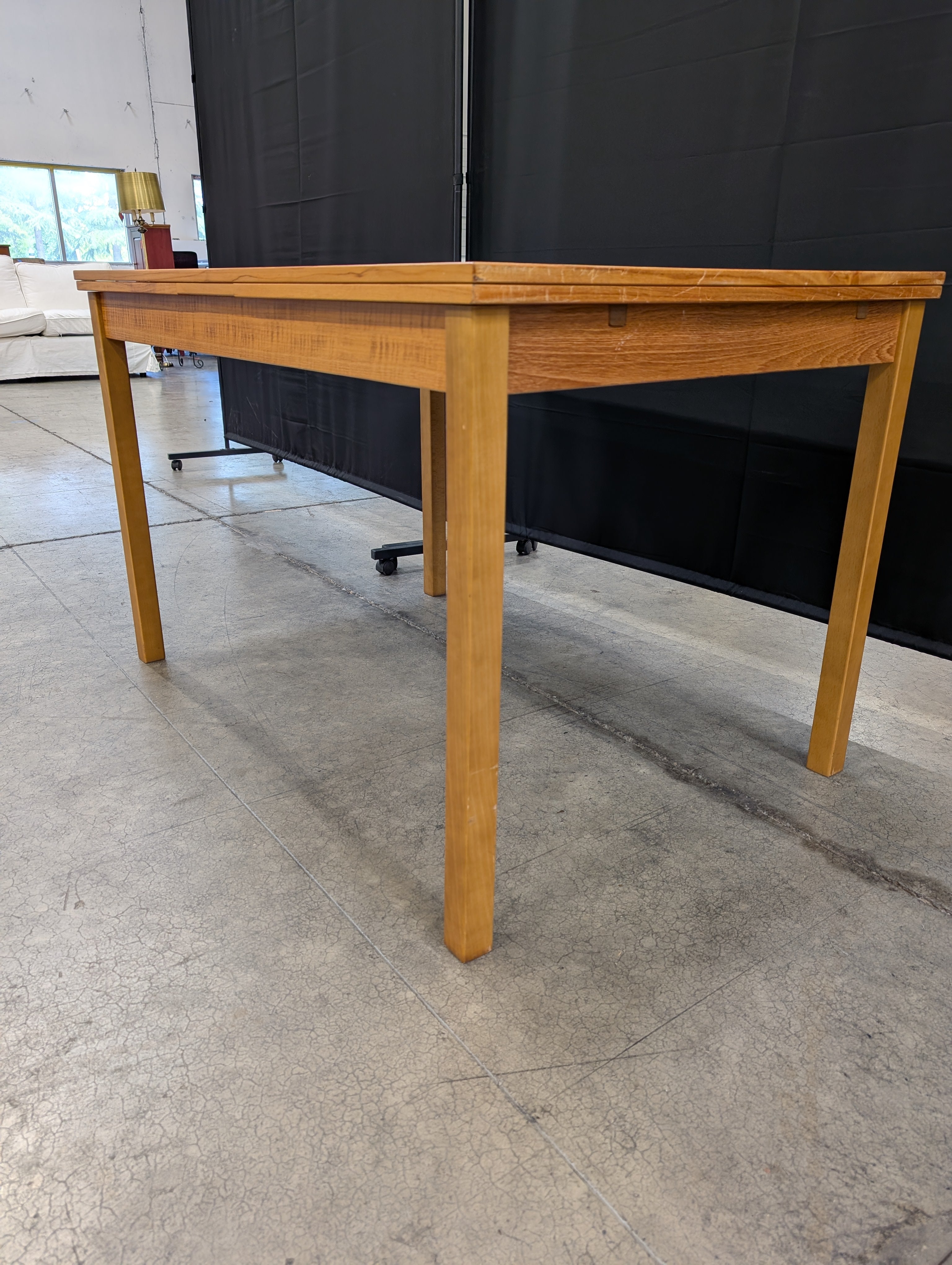 Compact Wooden Dining Set with Upholstered Seating