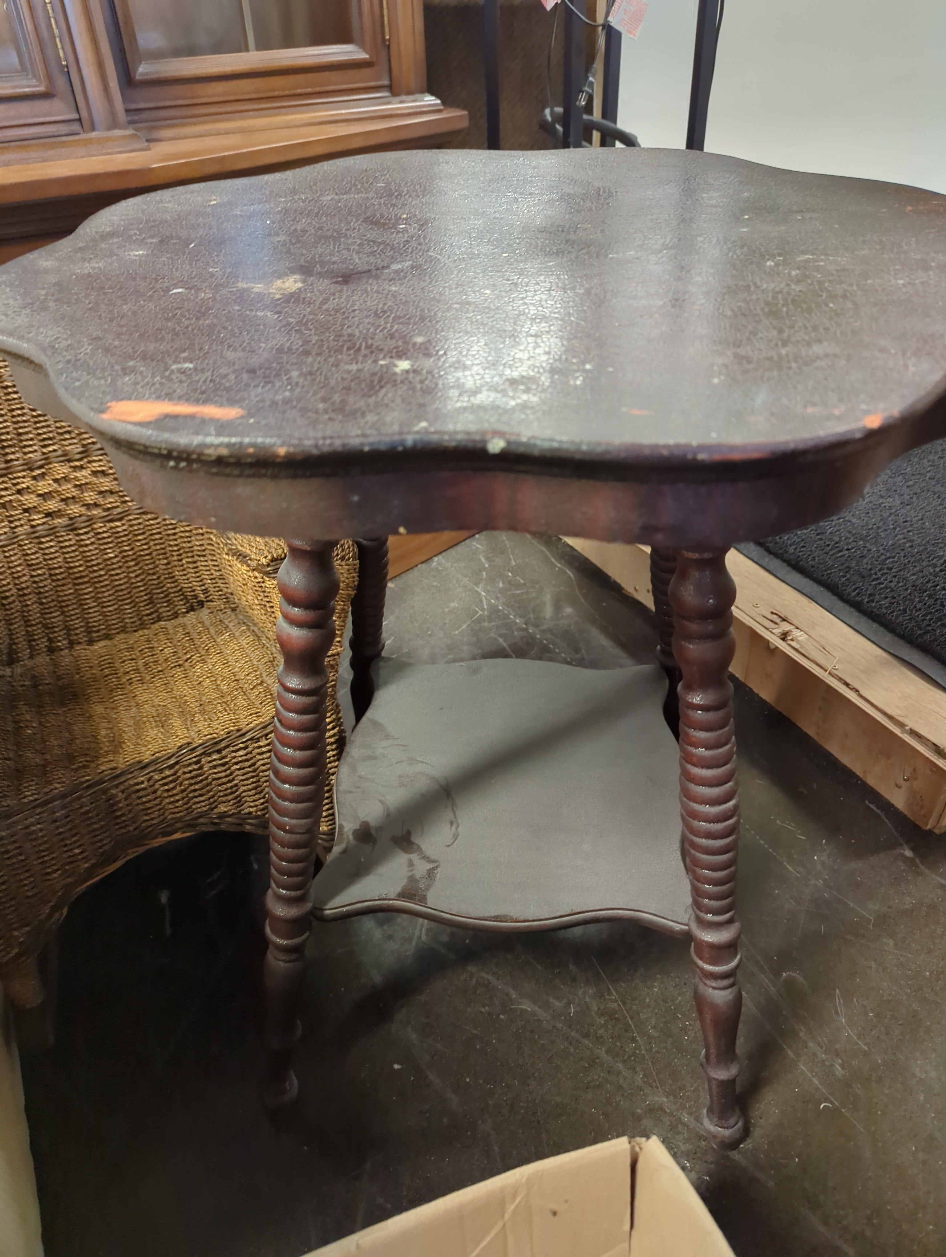 2 tier side table