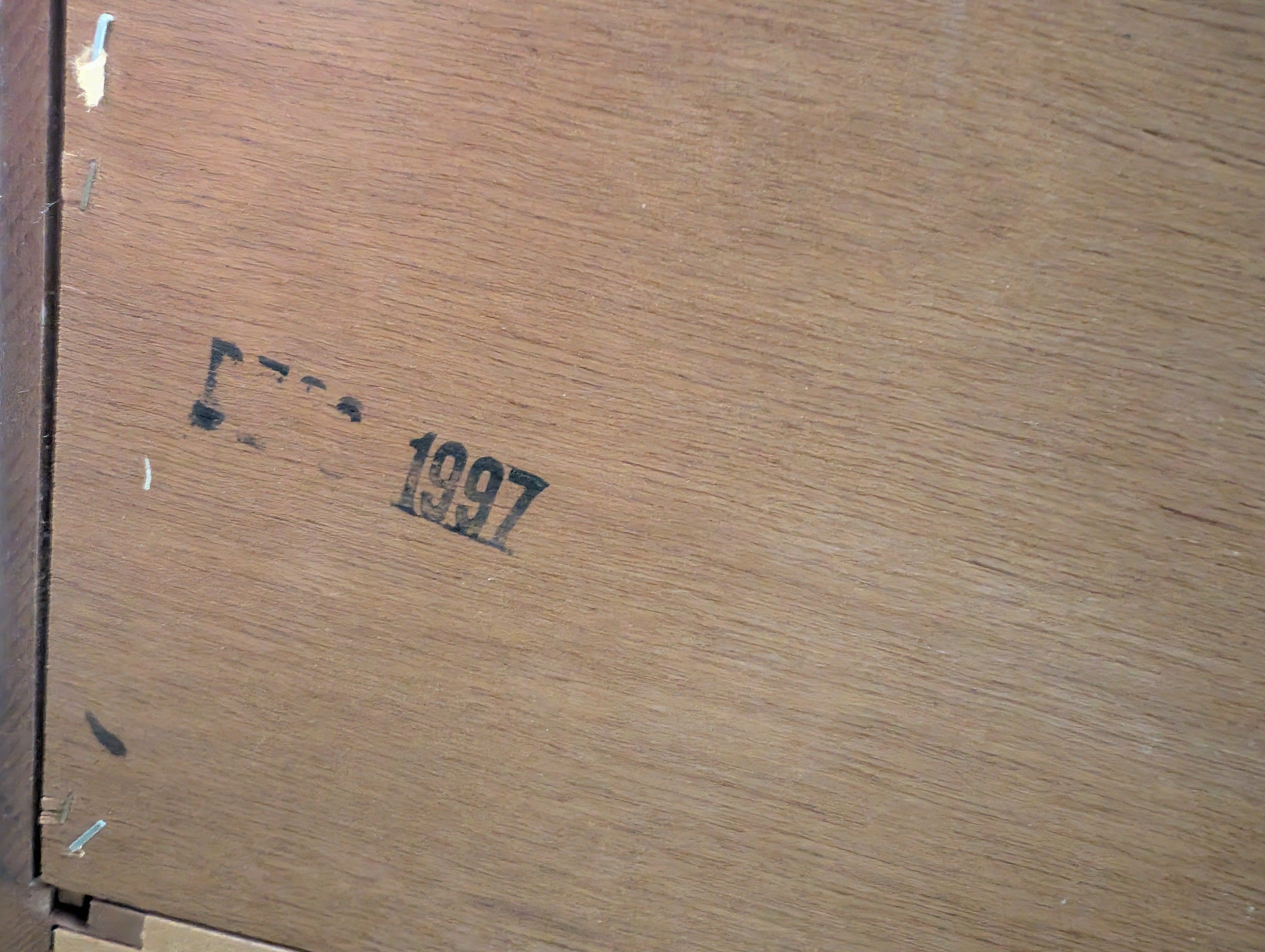 Traditional Dark Wood Chest of Drawers with Ornate Brass Pulls