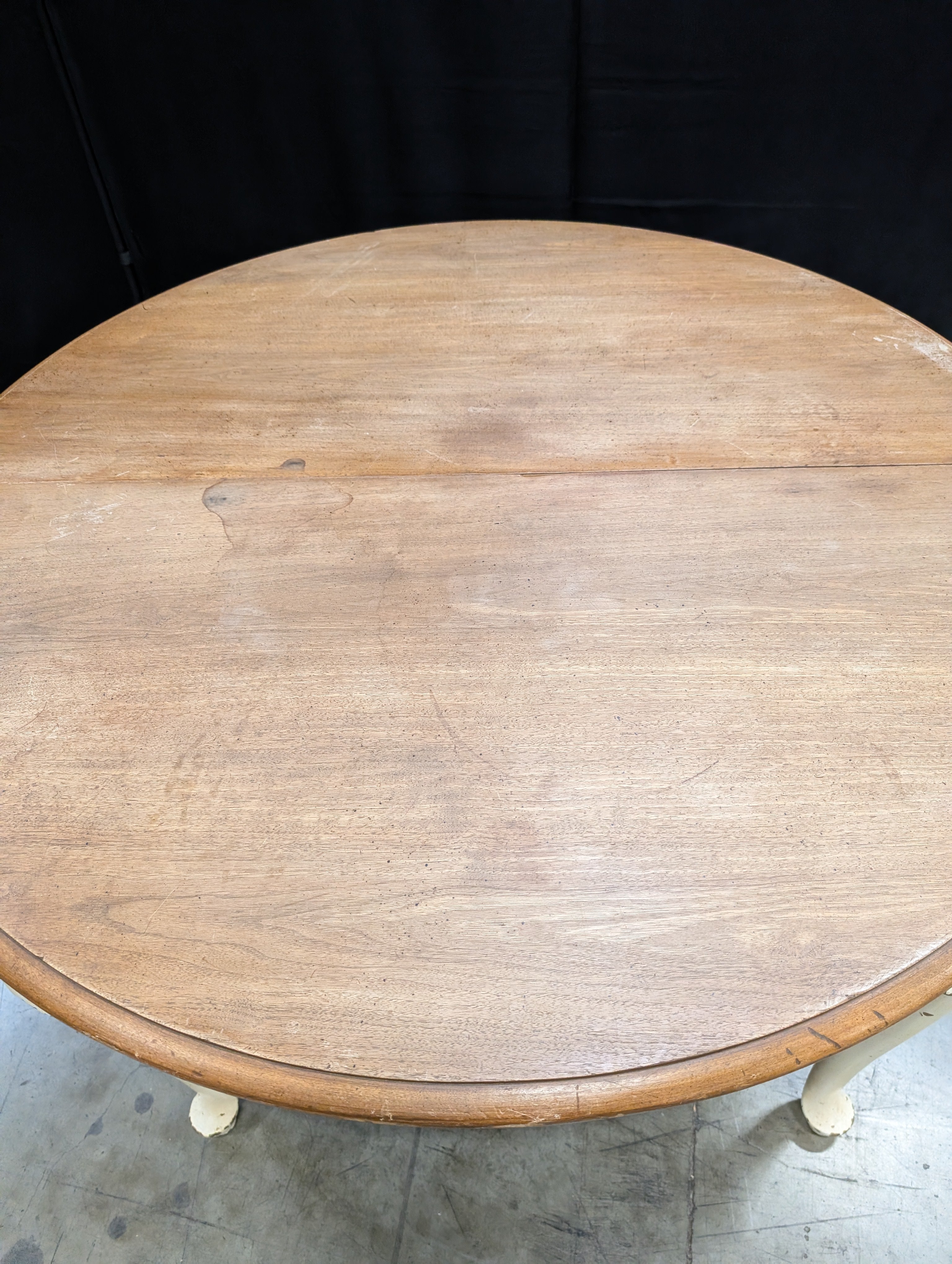 Versatile Round Wood Drop Leaf Dining Table