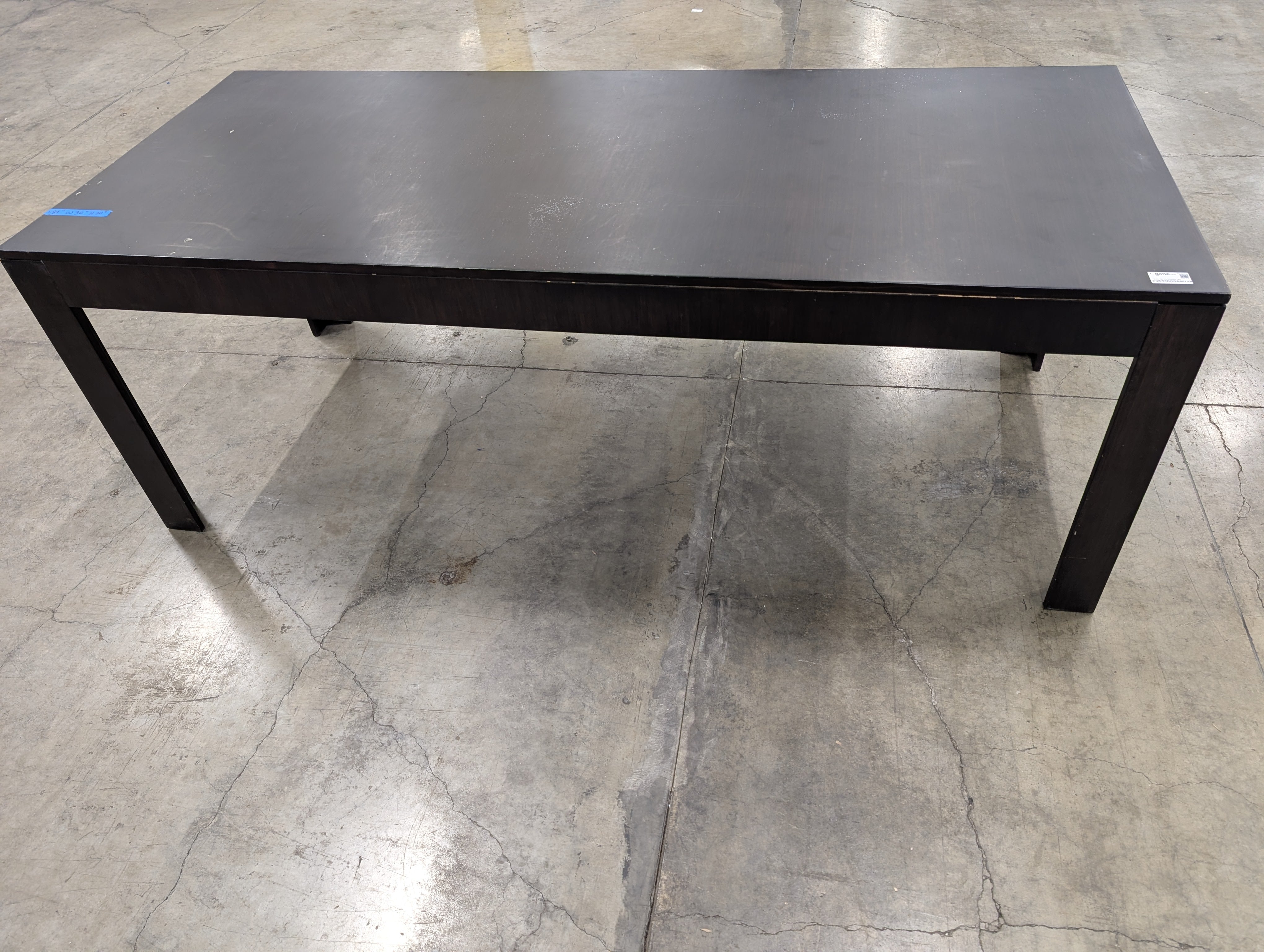 Modern Dark Grey Rectangular Table