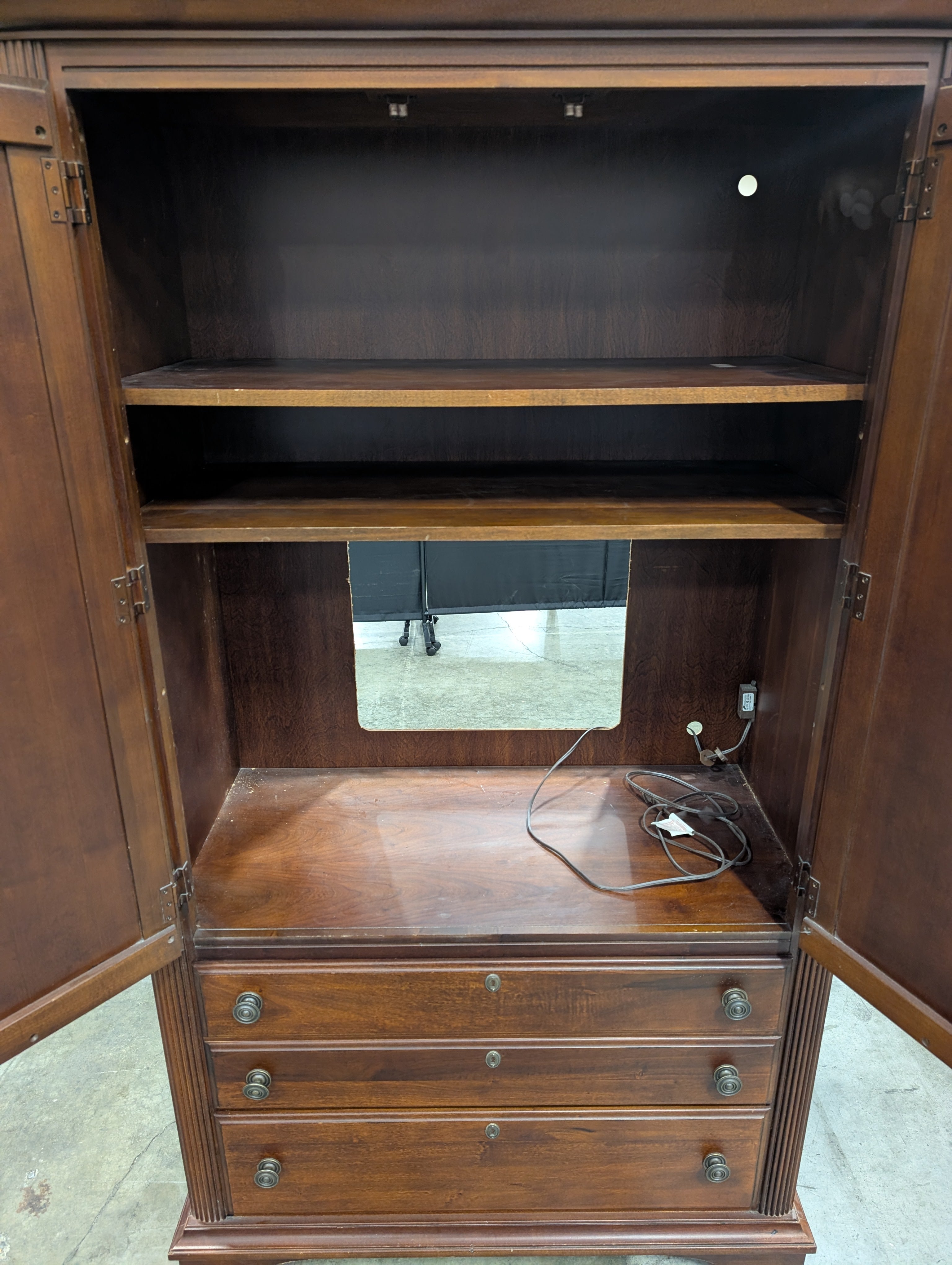Vaughan Furniture Company TV Armoire with Drawers