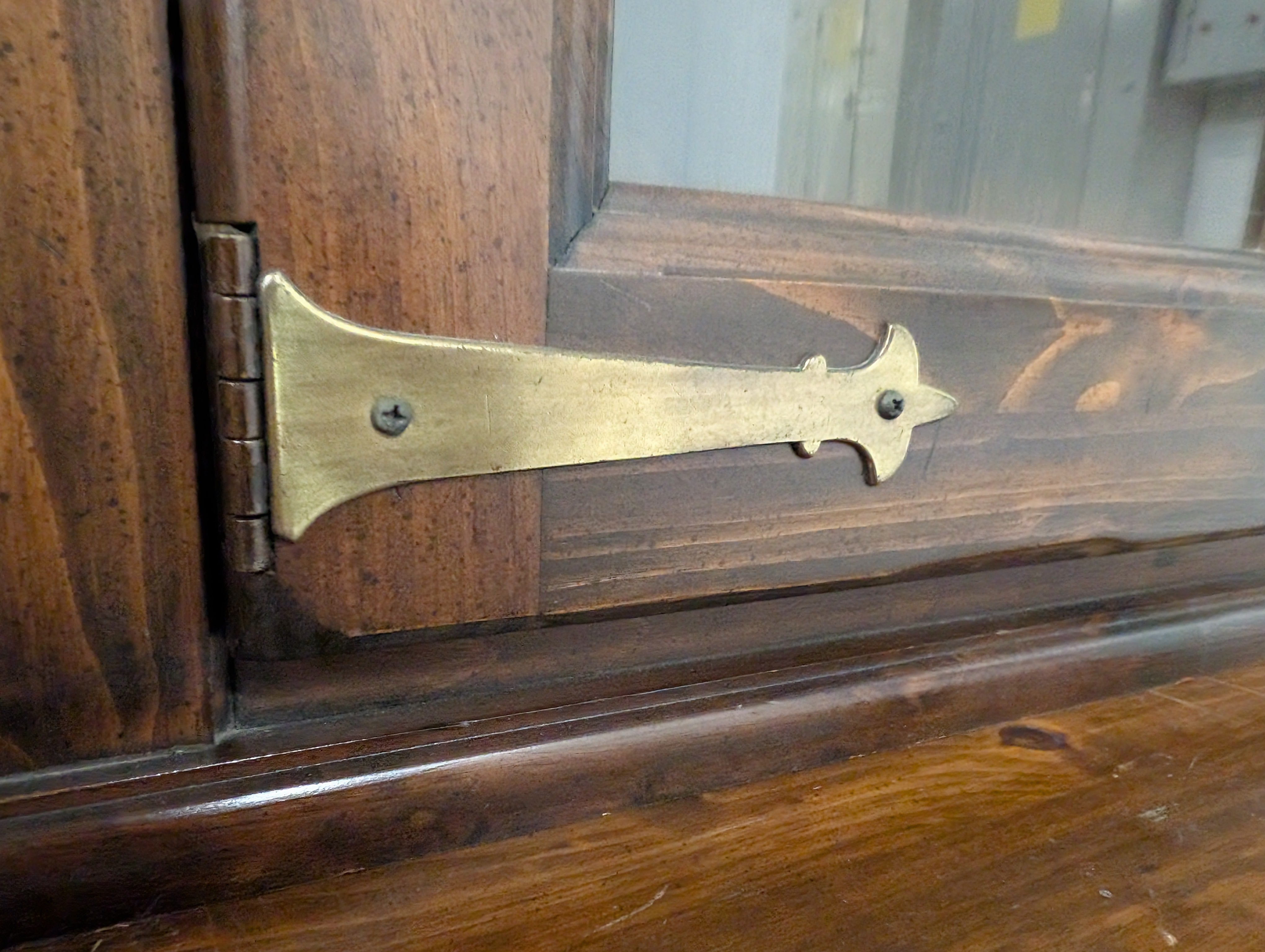 Virginia House Wood Display Hutch Cabinet