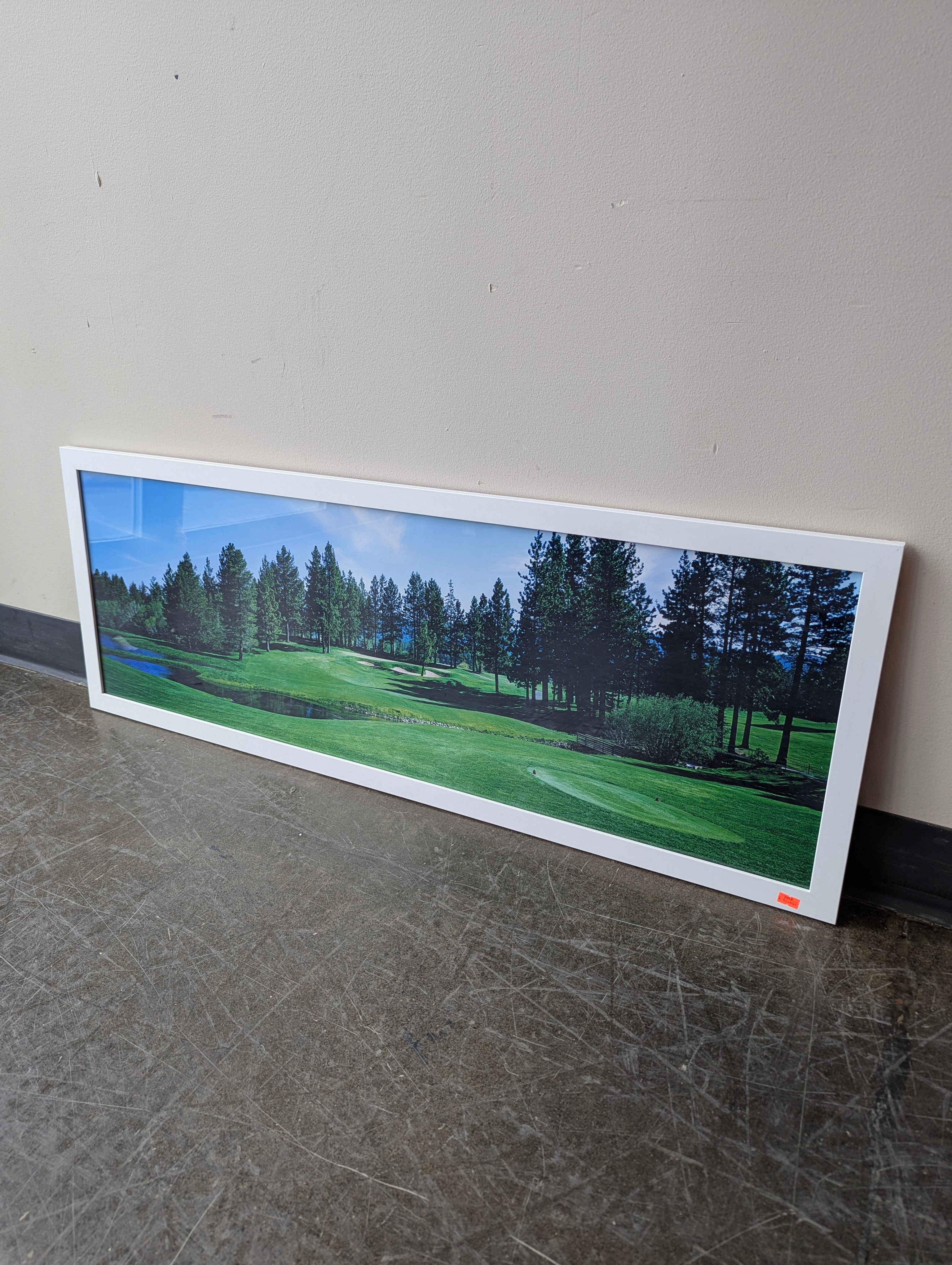 Scenic Golf Course Landscape Framed Wall Art