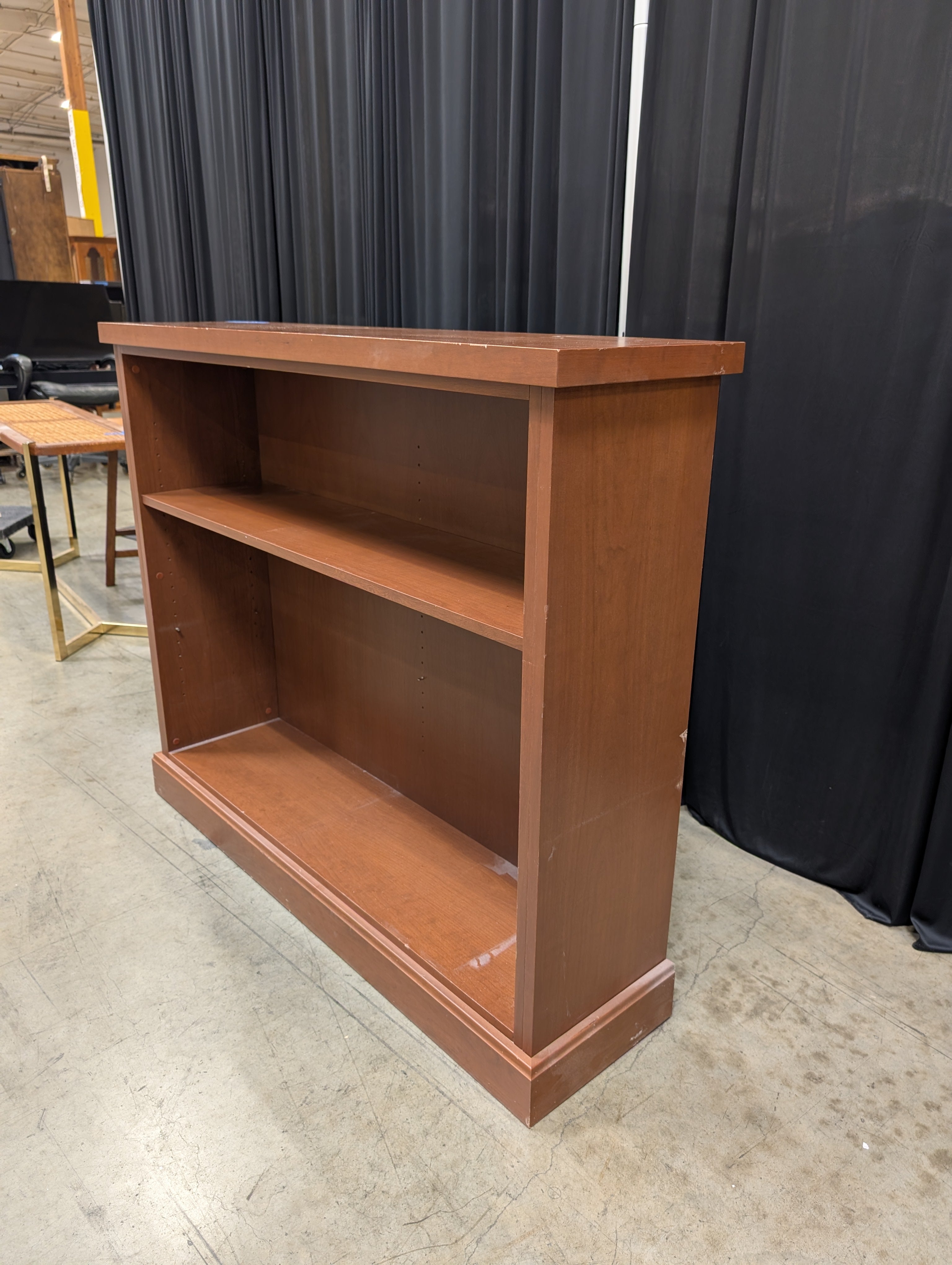 Cherry Finish Wood Bookcase