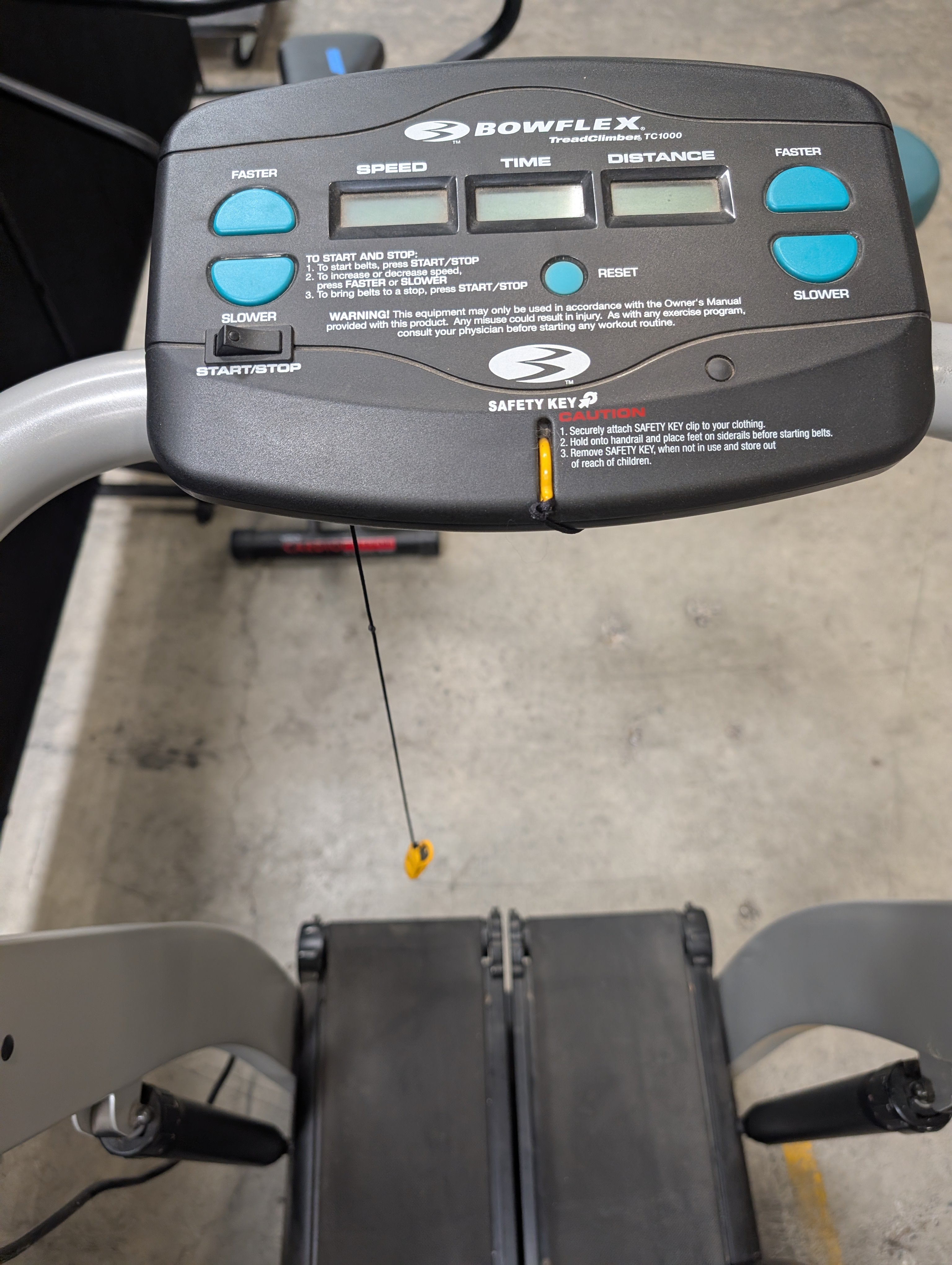 Bowflex Grey and Black TreadClimber with Dual Treads