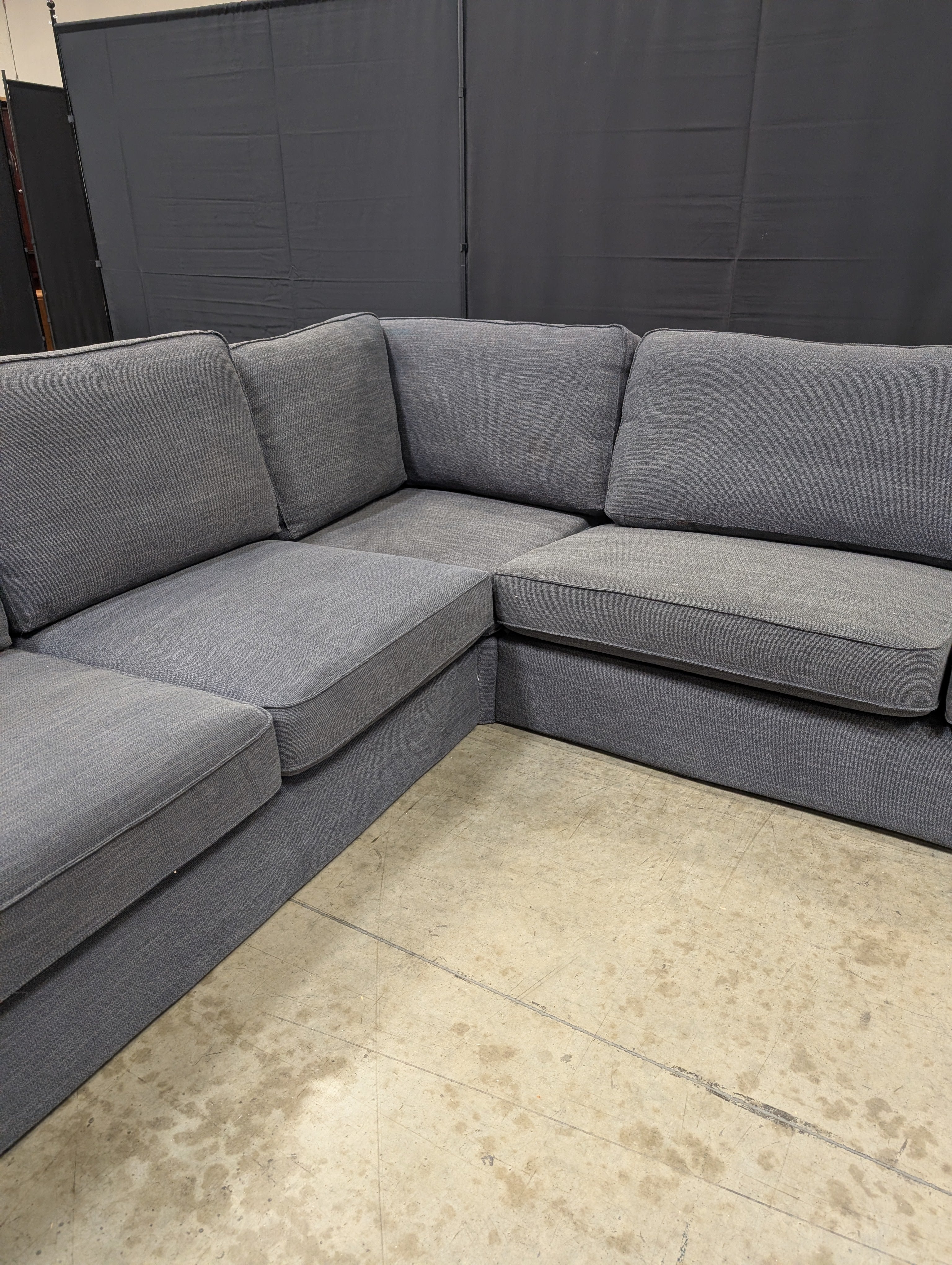 KIVIK Sectional, 6-seat, Gunnared medium gray