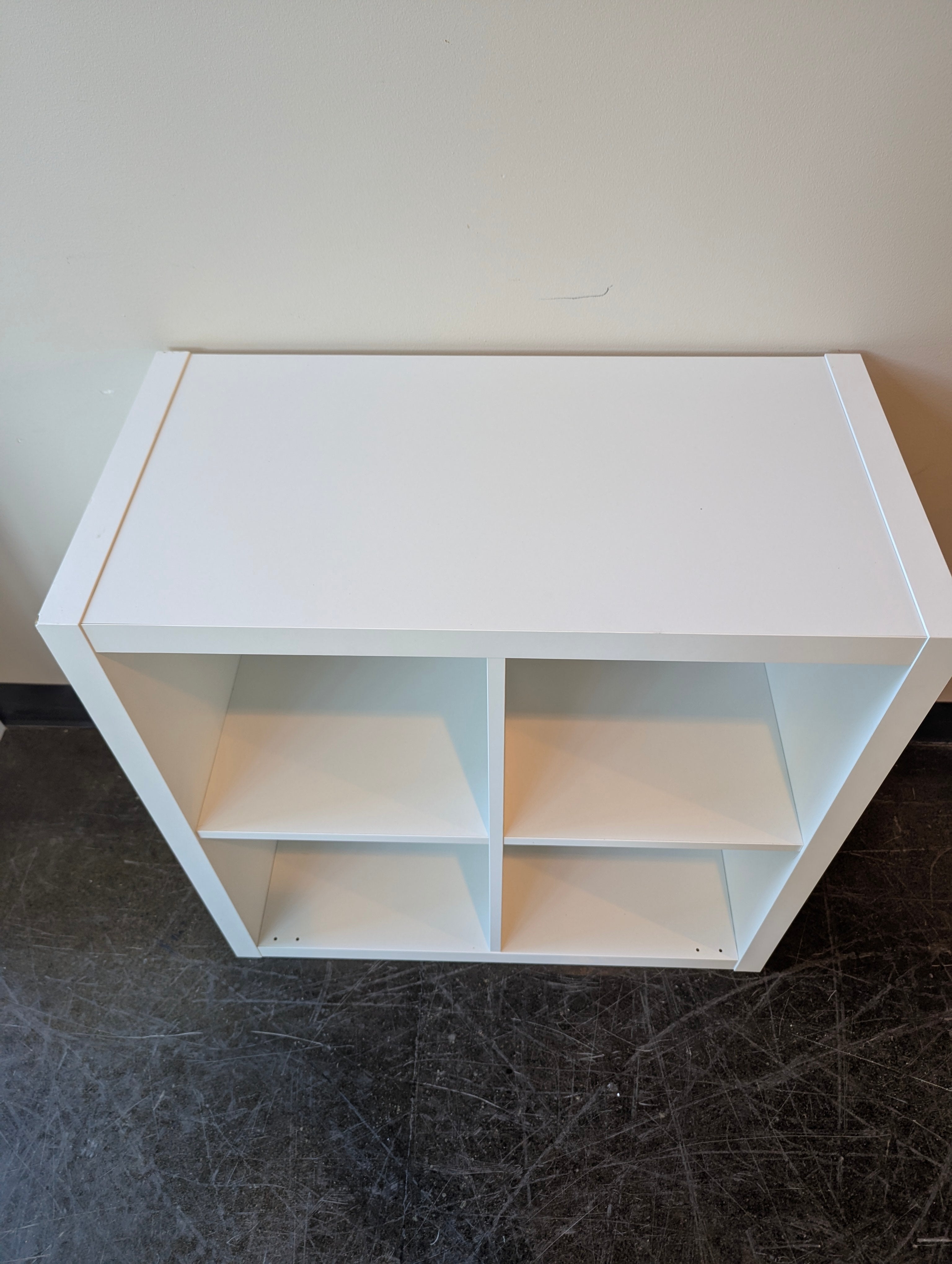 White Cube Storage Shelf