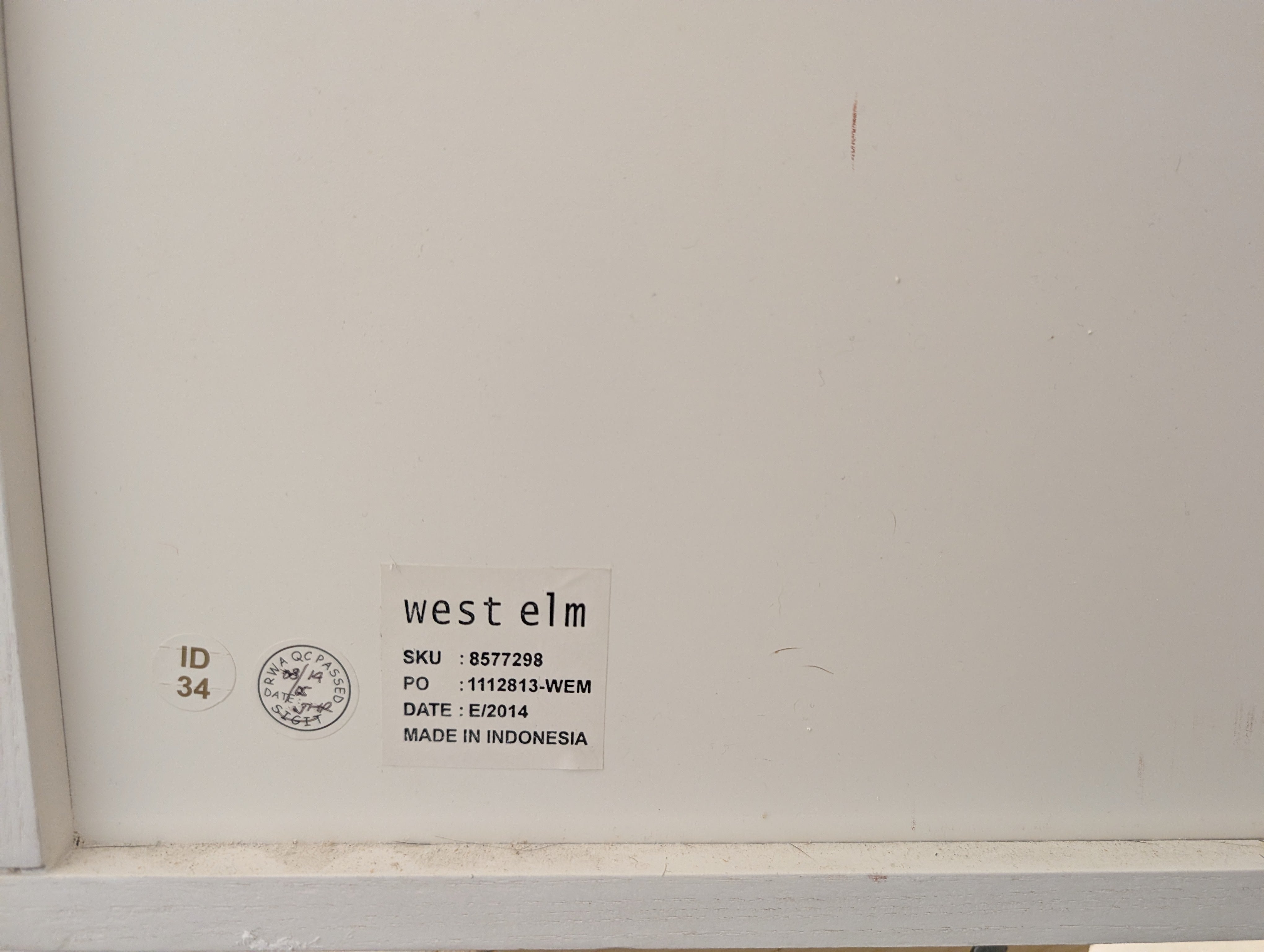 West Elm MCM Style Four-Drawer Dresser