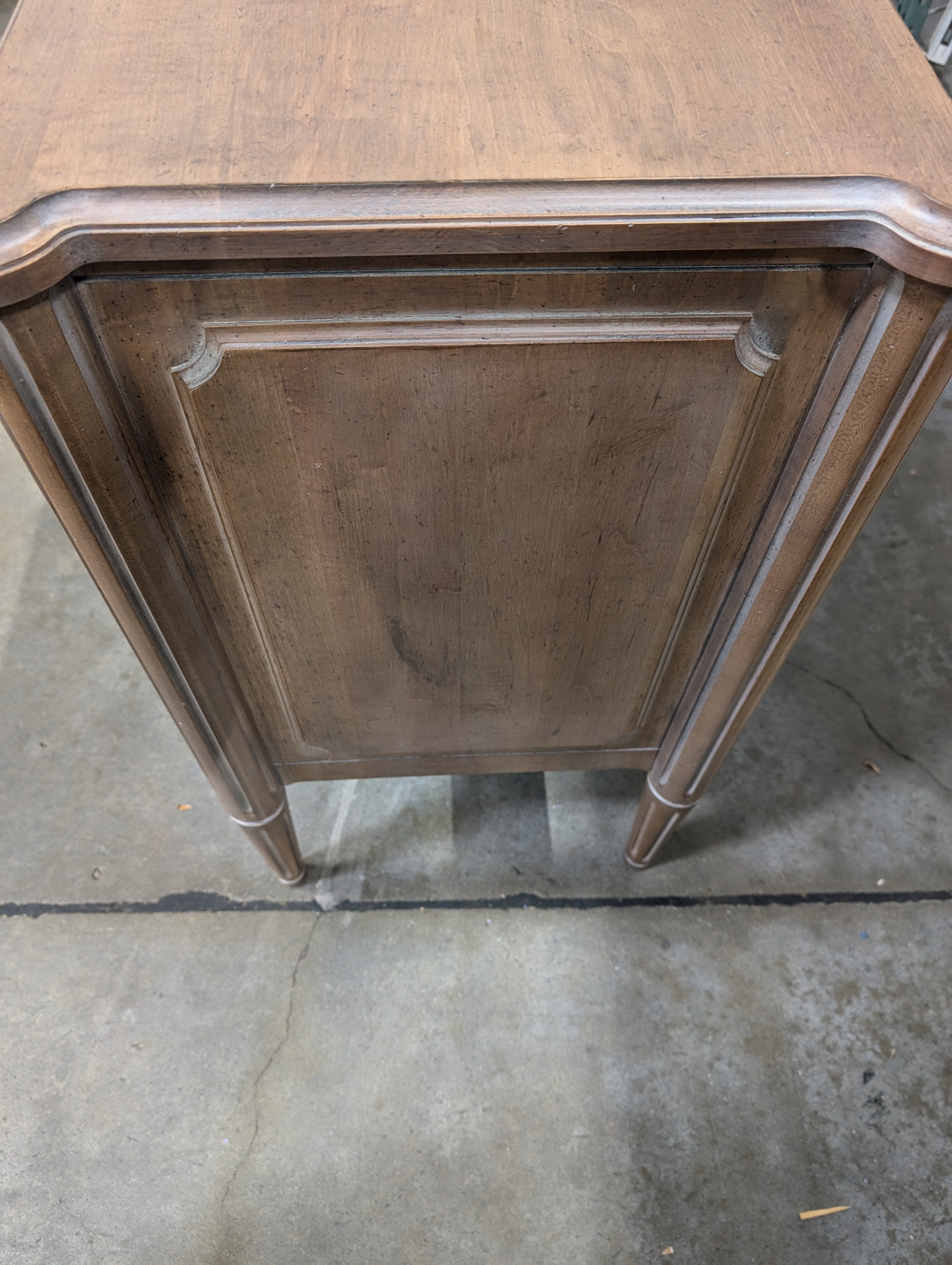 Ethan Allen Traditional Light Brown Wood Three-Drawer Chest