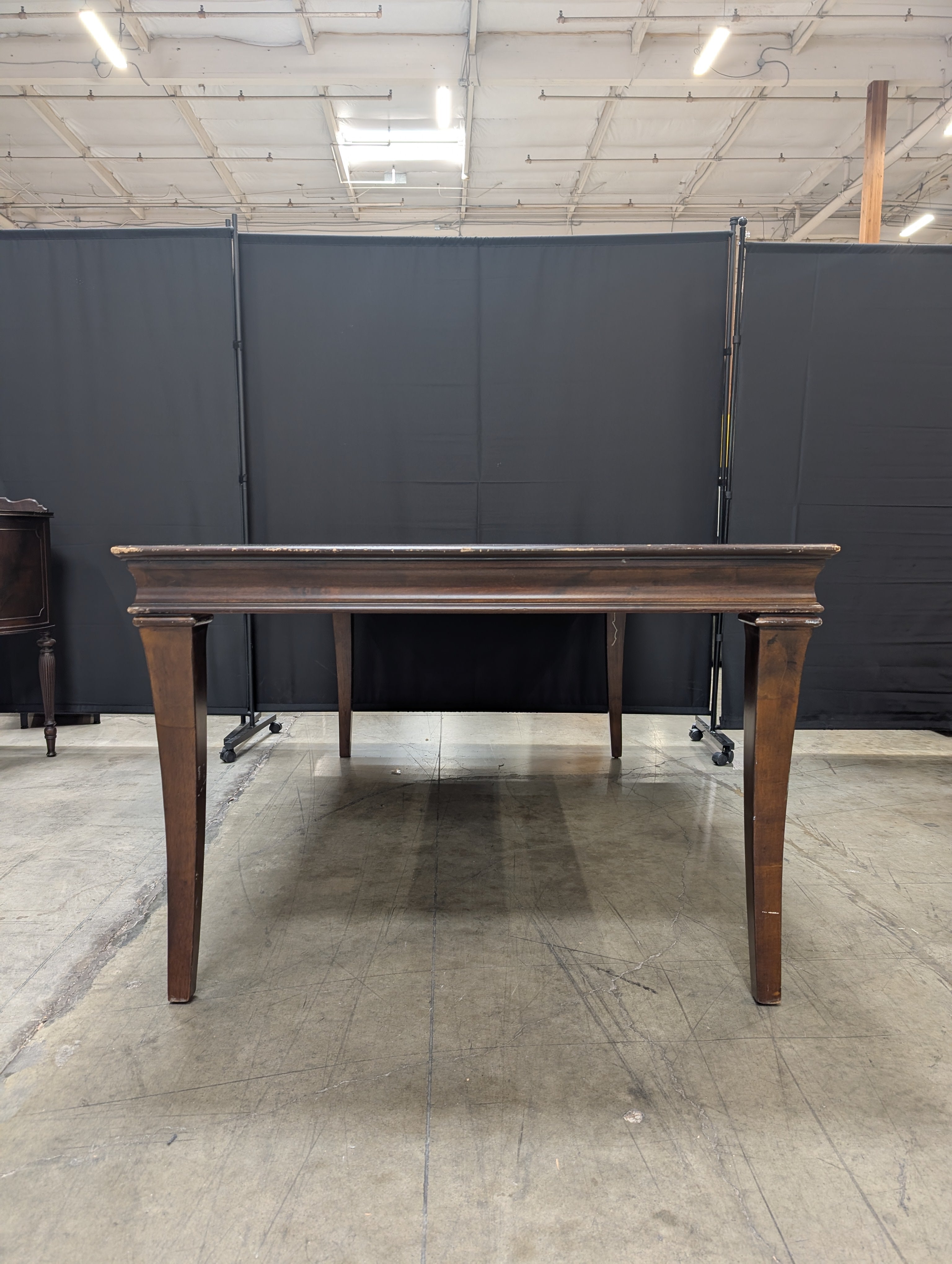 Traditional Dark Wood Dining Table