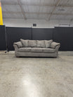 Plush Greige Sectional Sofa with Deep Cushions