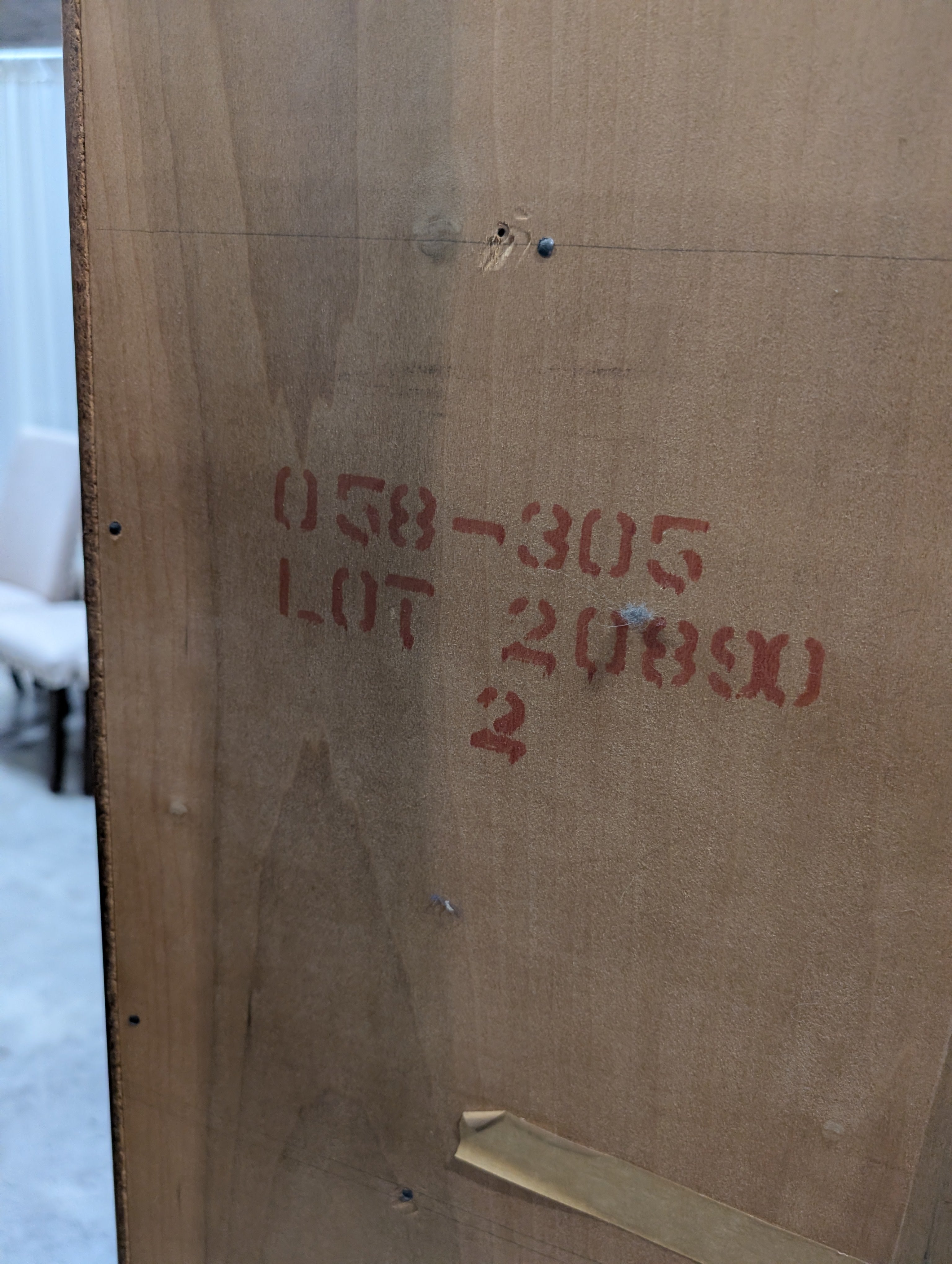 Vintage Golden Oak China Cabinet with Glass Doors