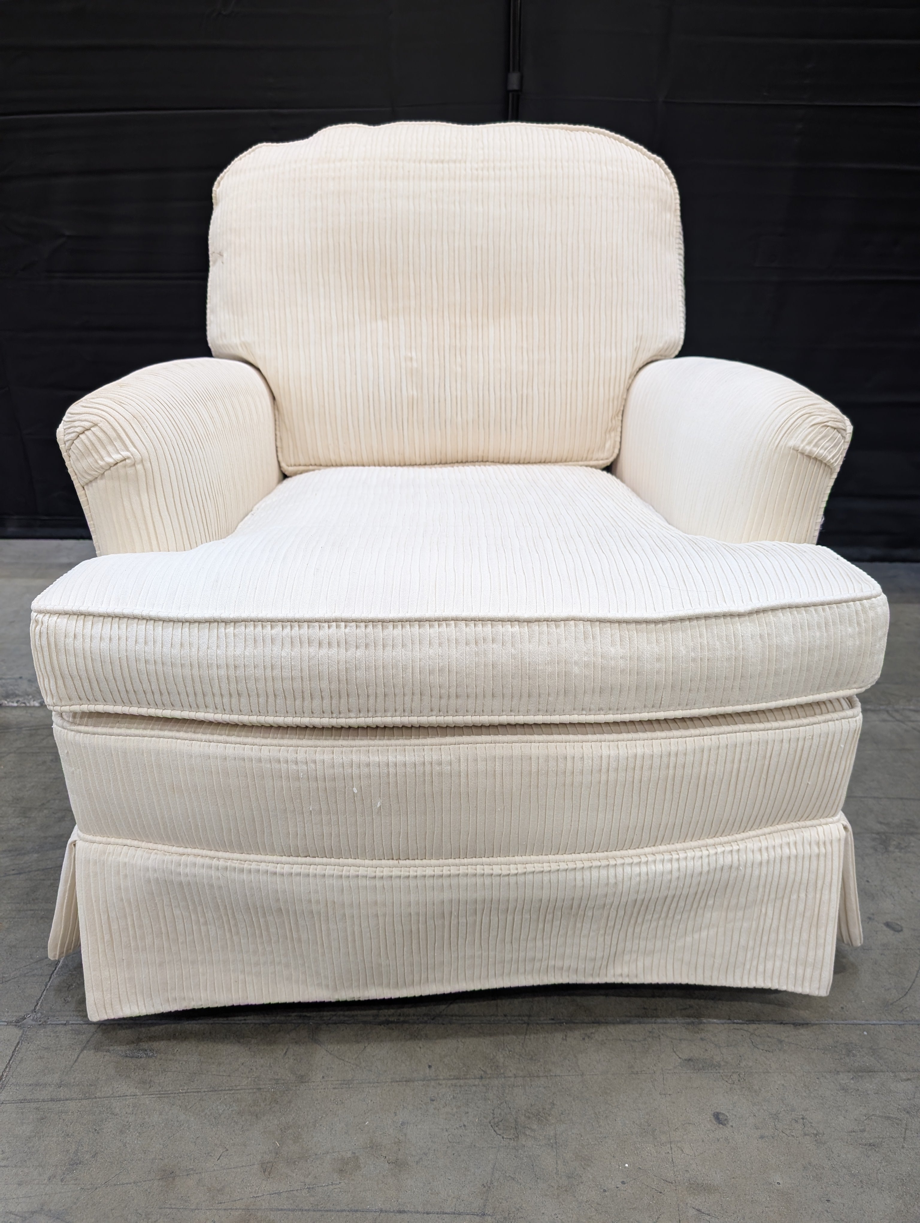 Cream Ribbed WOODMARK Original Accent Armchair