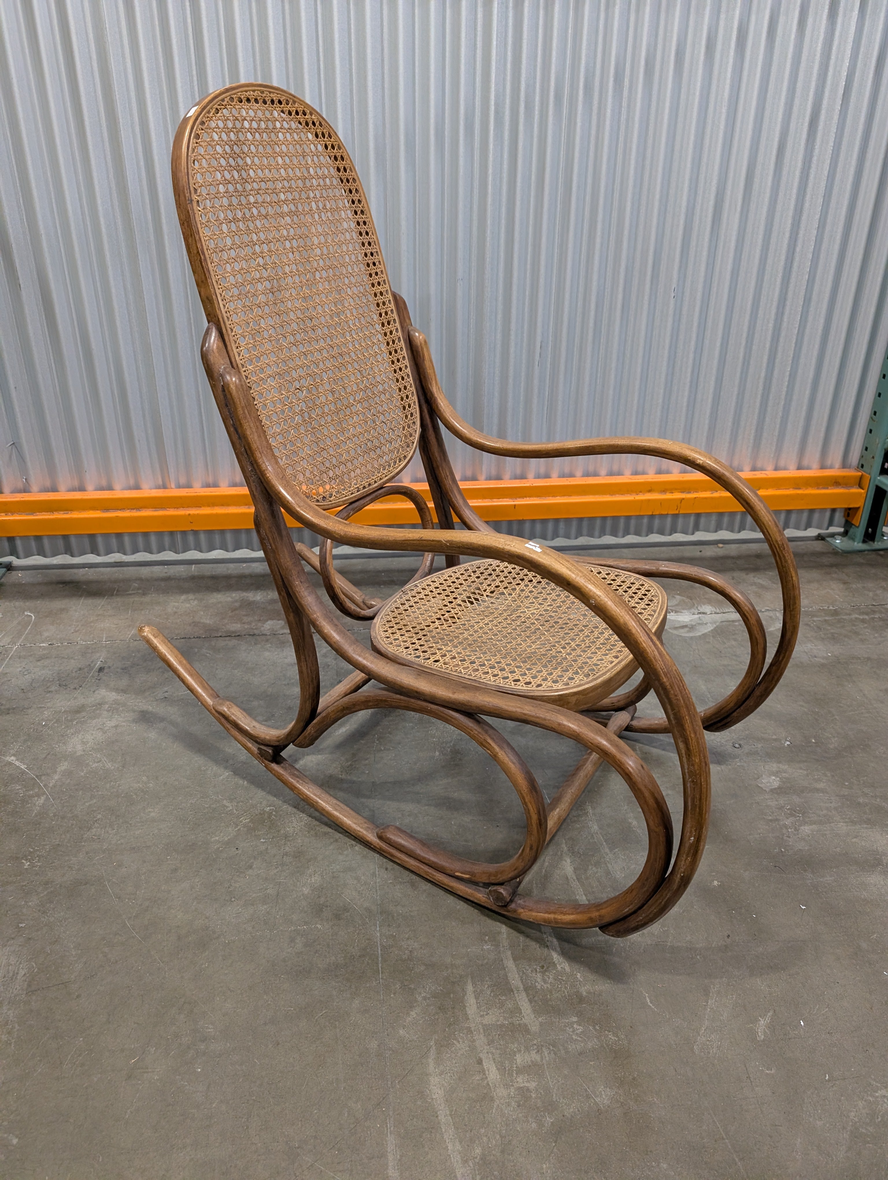 Vintage STOR-AL Wicker Rocking Chair