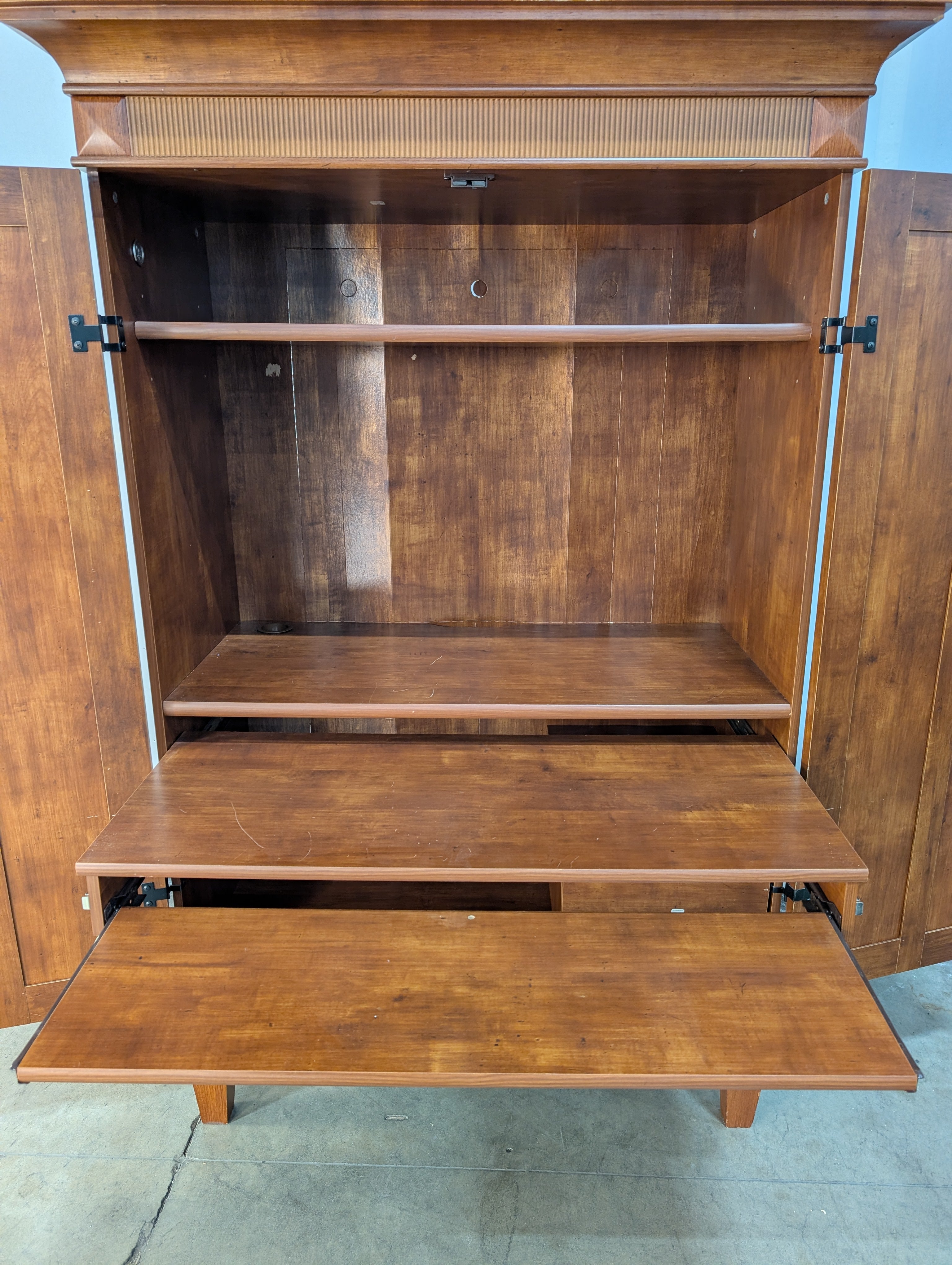 Classic Wood Wardrobe Armoire Storage Cabinet