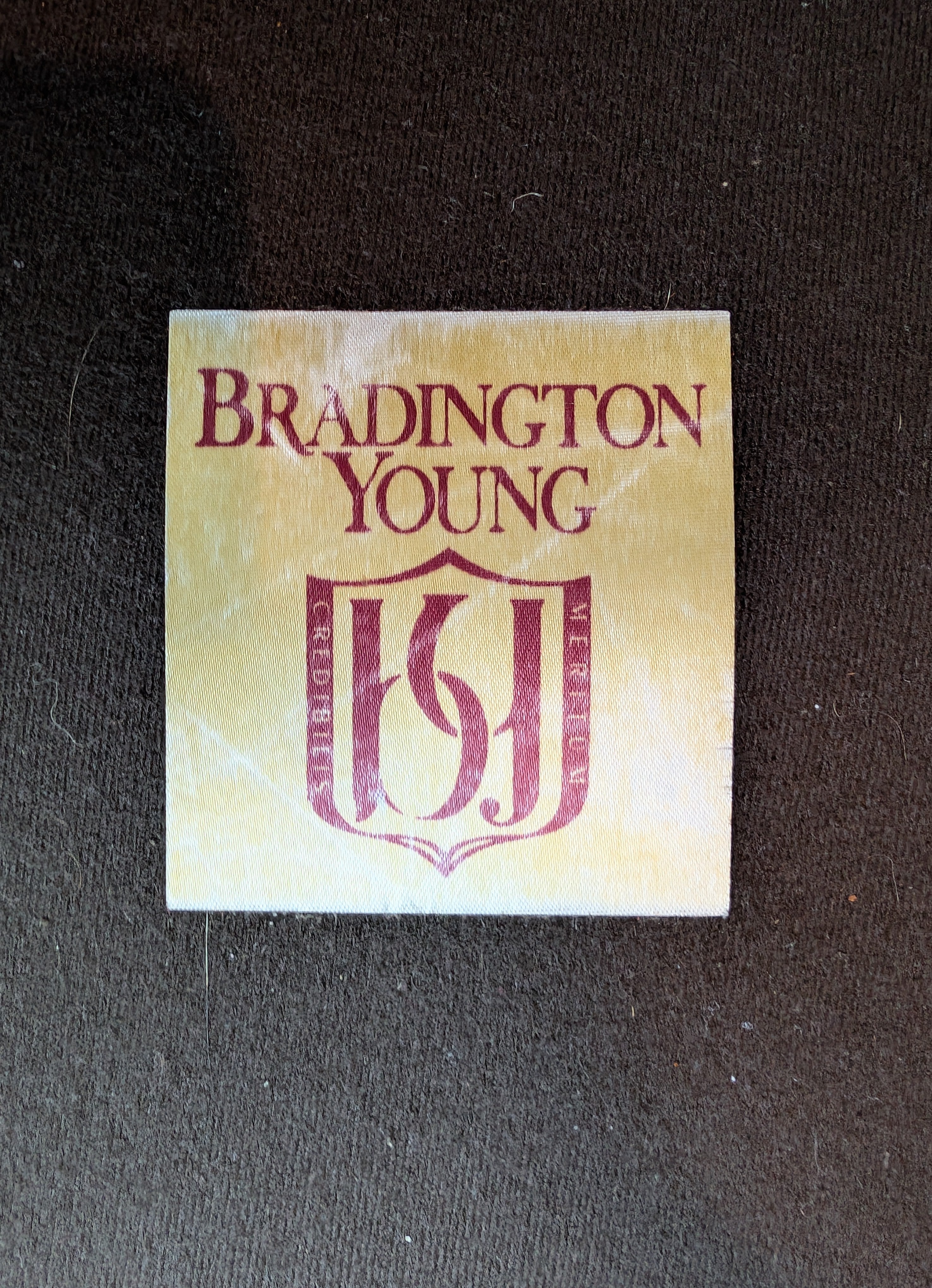 Burgundy Leather Three-Seat Sofa with Rolled Arms