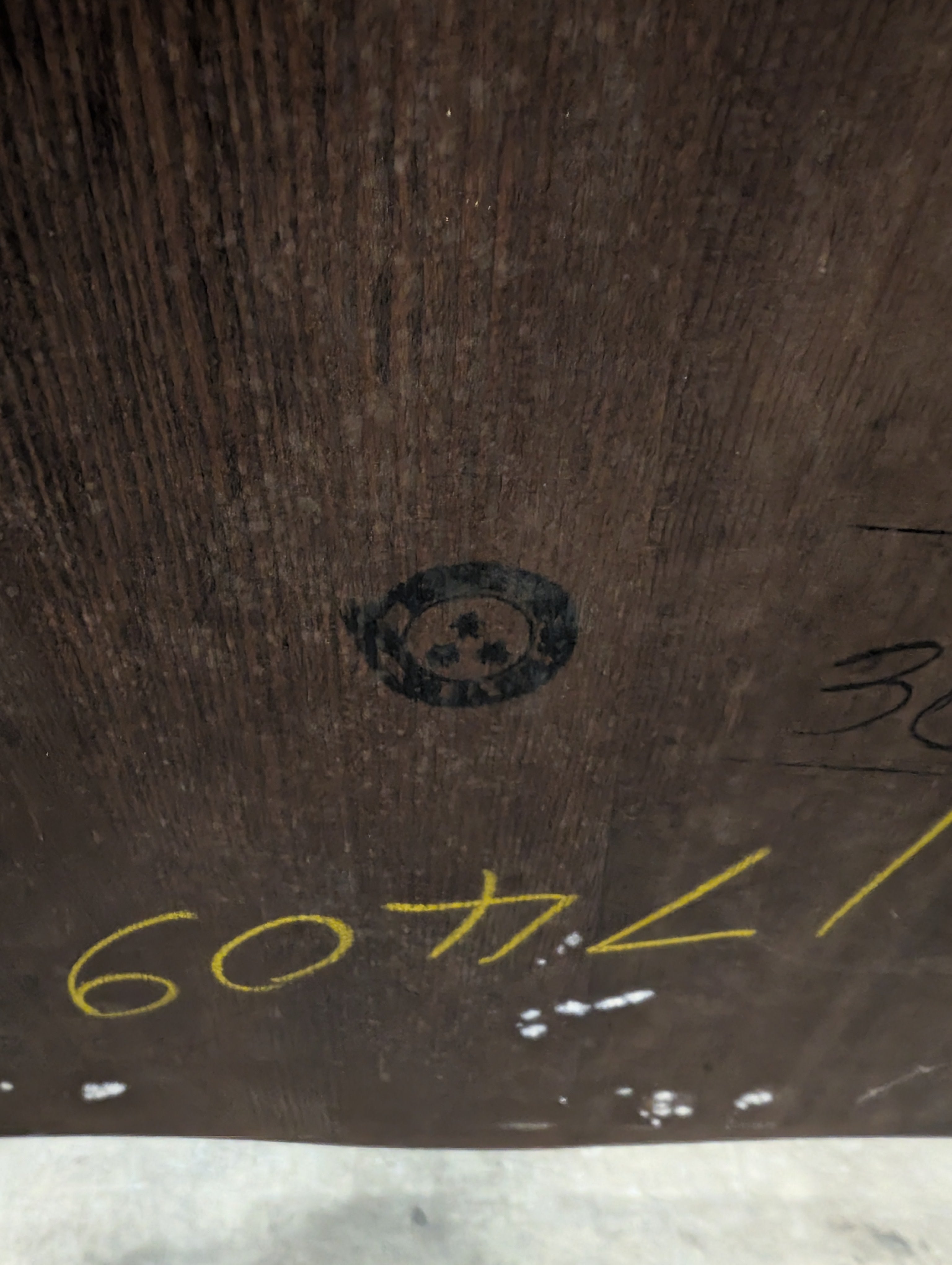 Traditional Dark Wood Spindle Back Rocking Chair