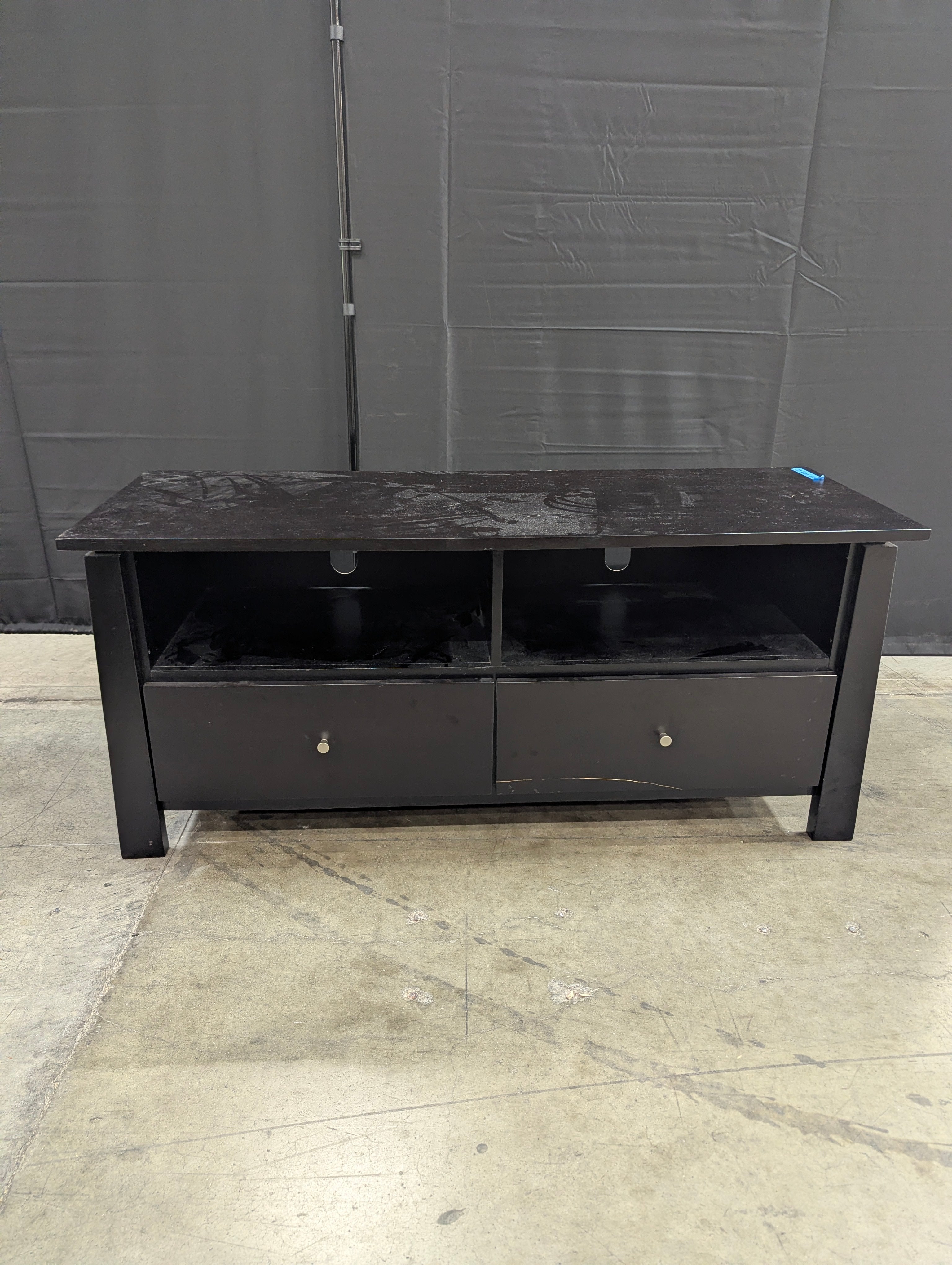 Dark Espresso Finish Media Console with Storage Drawers
