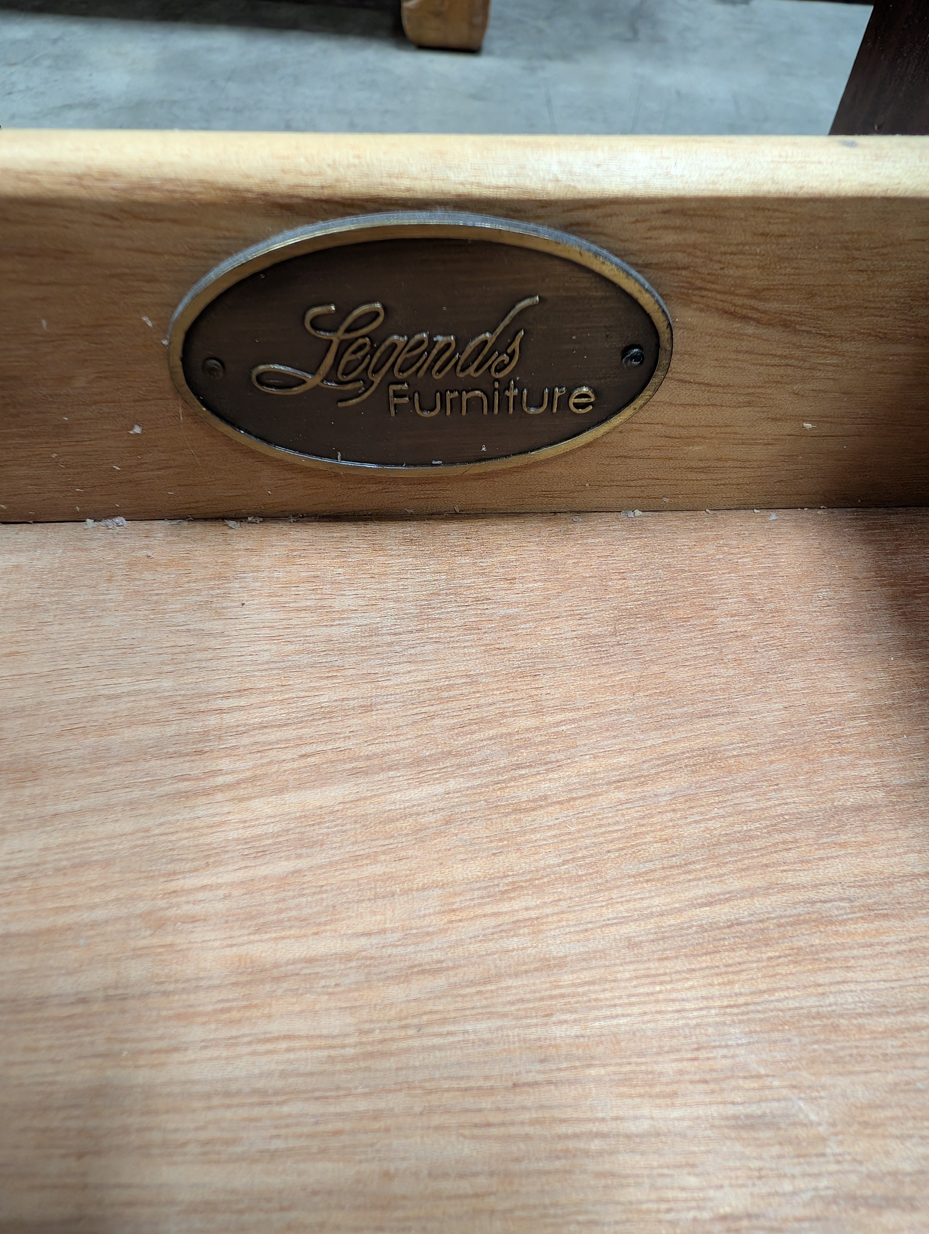 Dark Wood Ledgends Furniture coffee Table