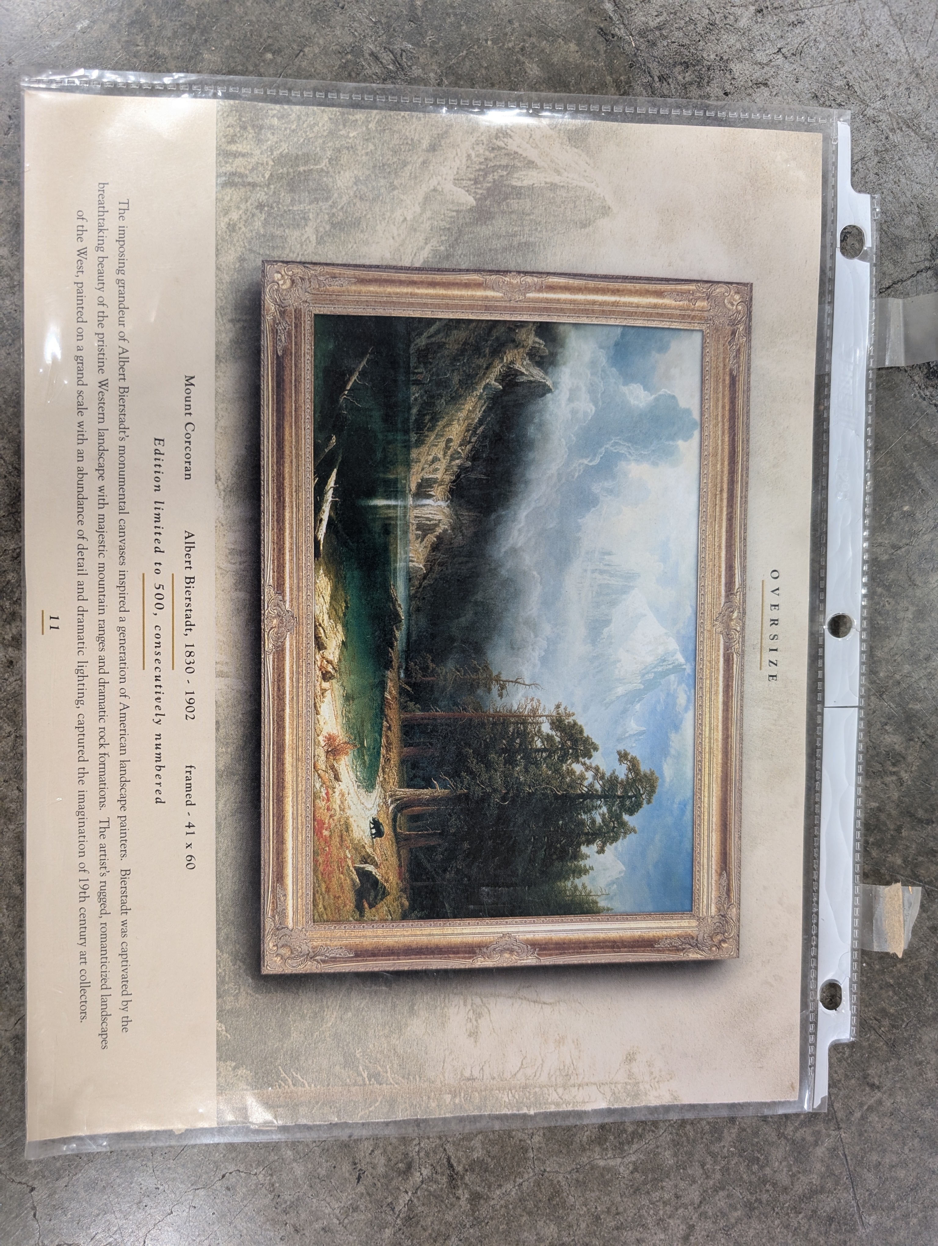 Mount Corcoran by Albert Bierstadt.