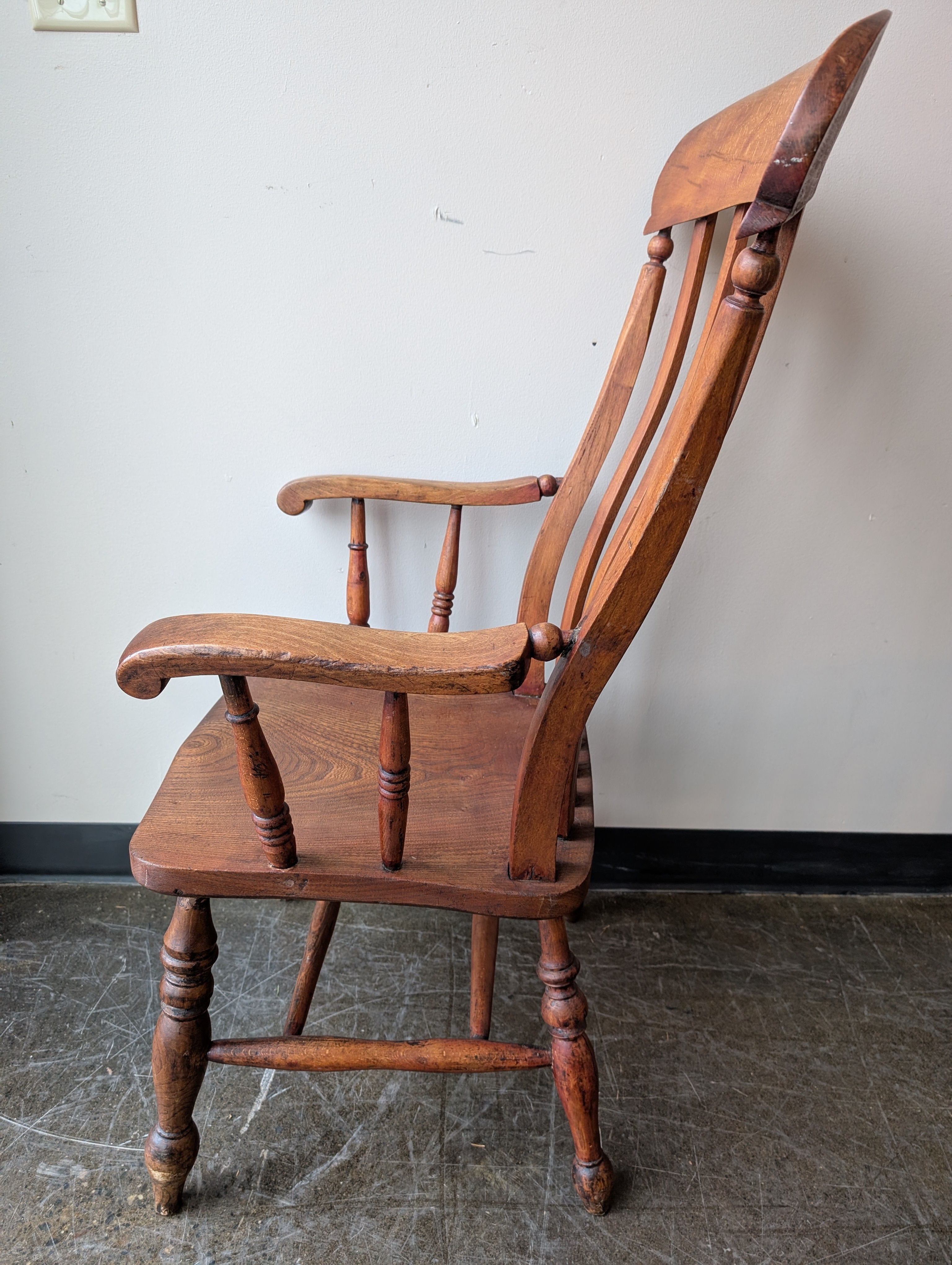 Classic Wooden Spindle Back Armchair