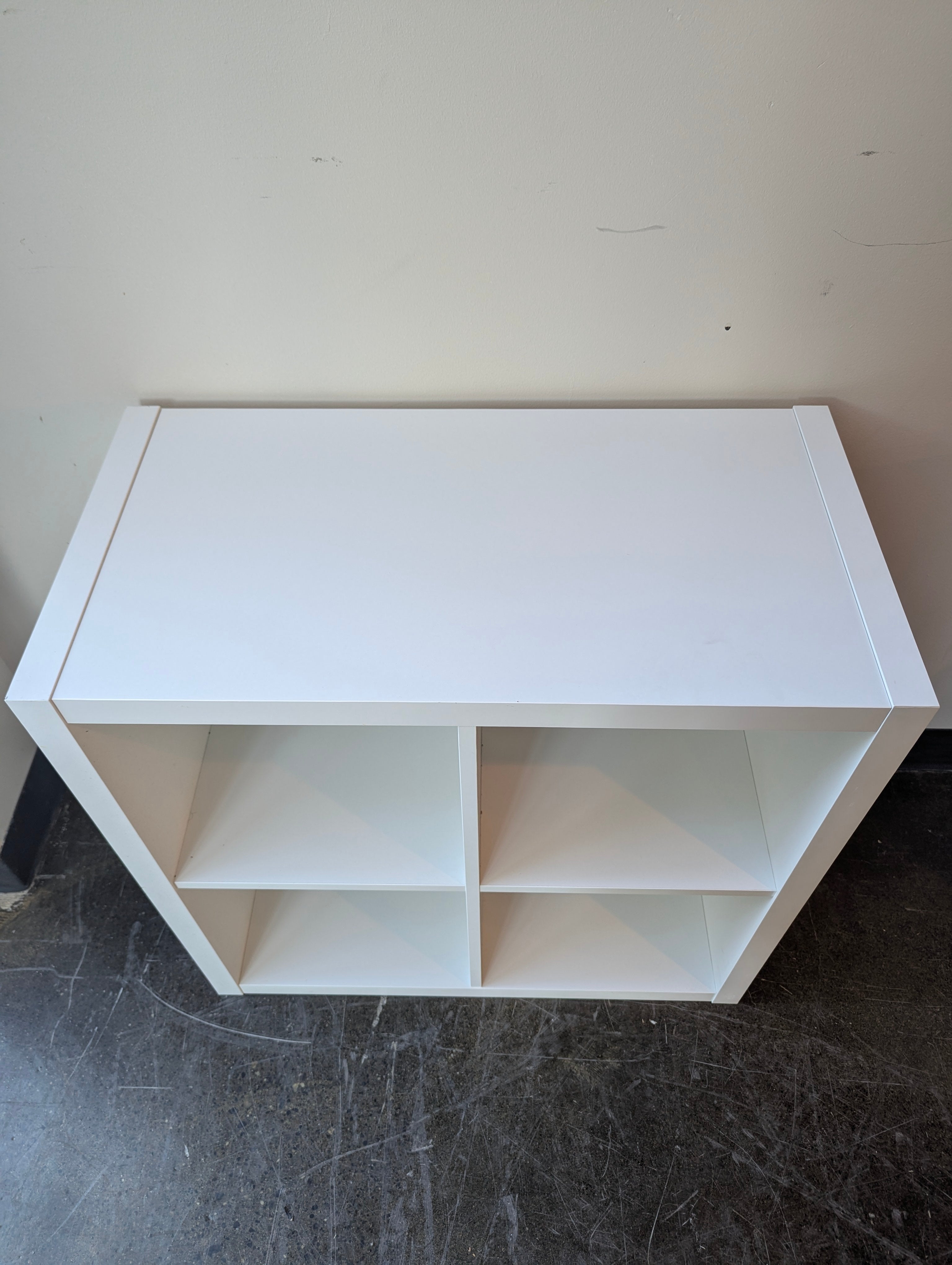 White Cube Storage Shelf